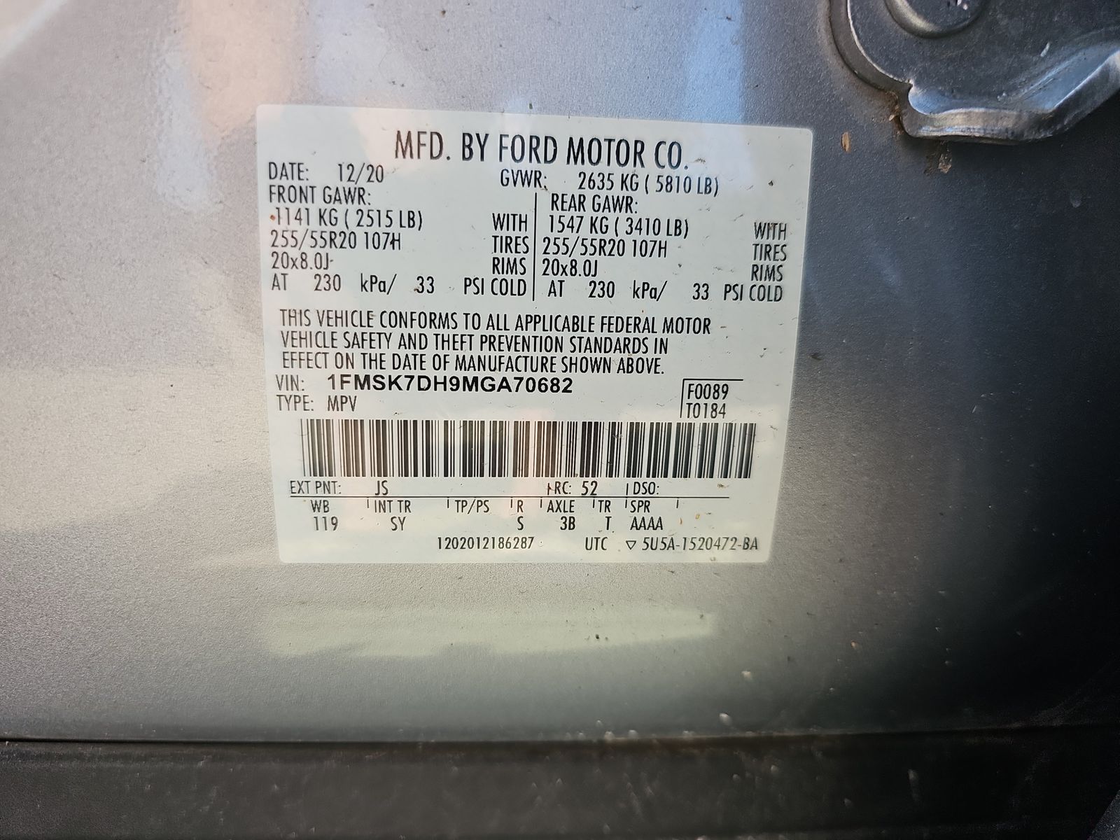 2021 Ford Explorer XLT RWD