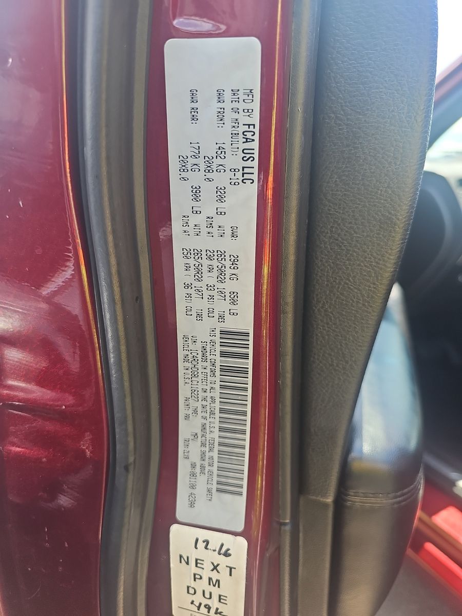 2020 Dodge Durango GT Plus RWD