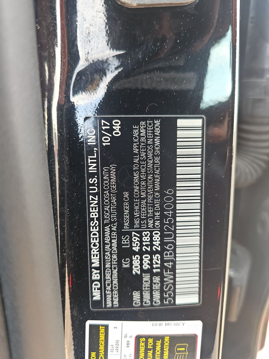 2018 Mercedes-Benz C-Class C 300 RWD