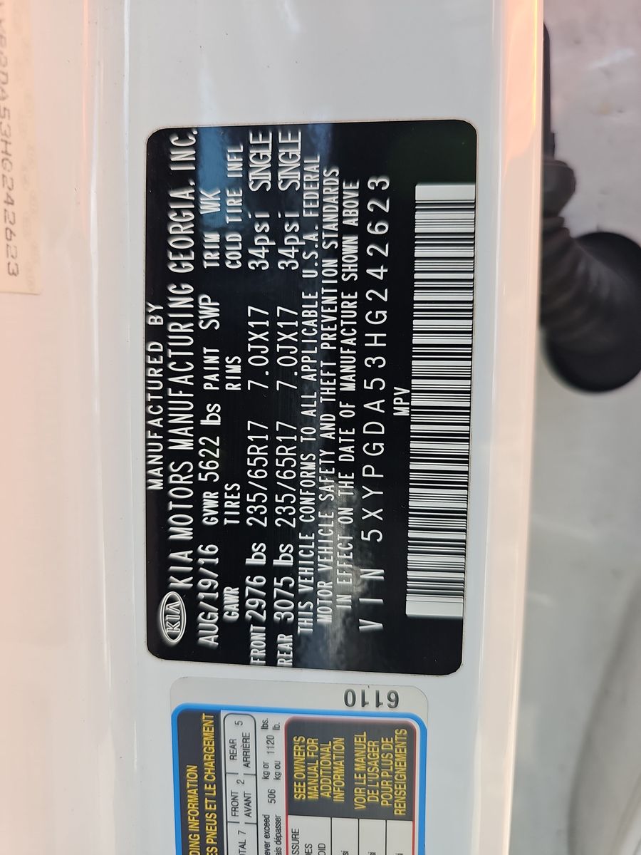 2017 Kia Sorento LX AWD