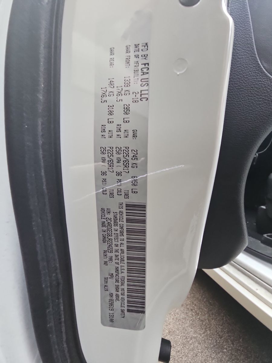 2018 Dodge Grand Caravan GT FWD