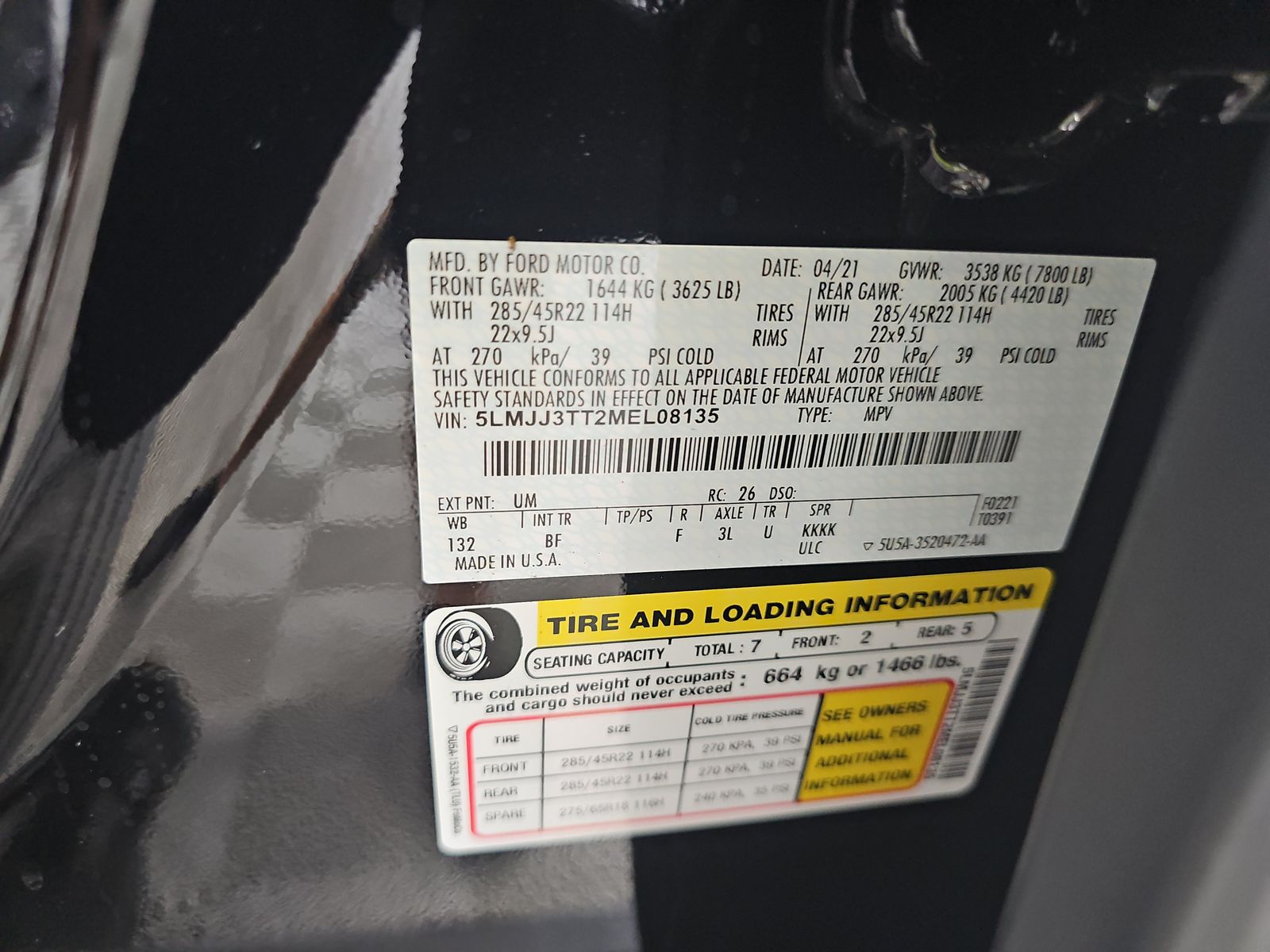 2021 Lincoln Navigator L Black Label AWD