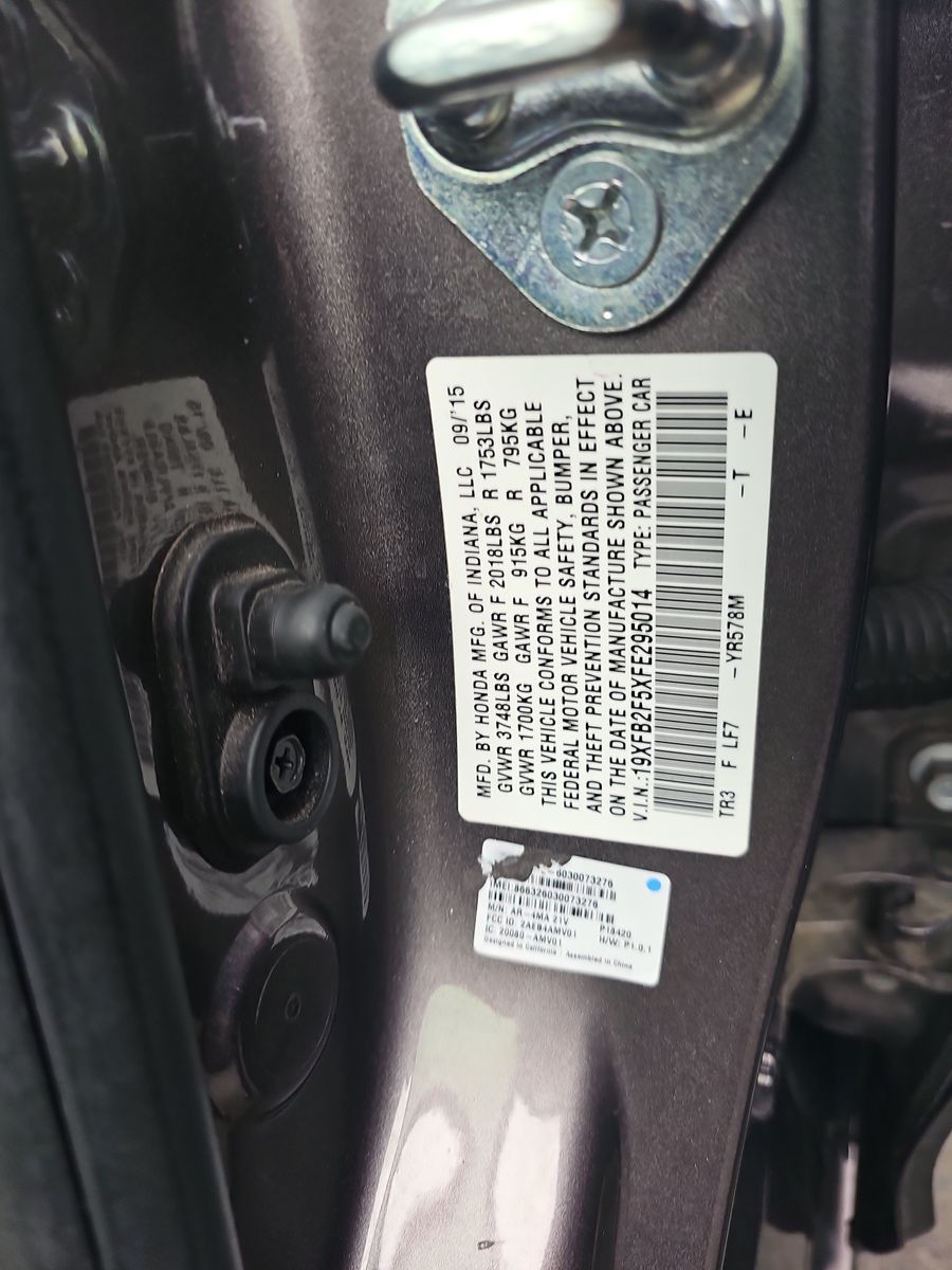 2015 Honda Civic LX FWD