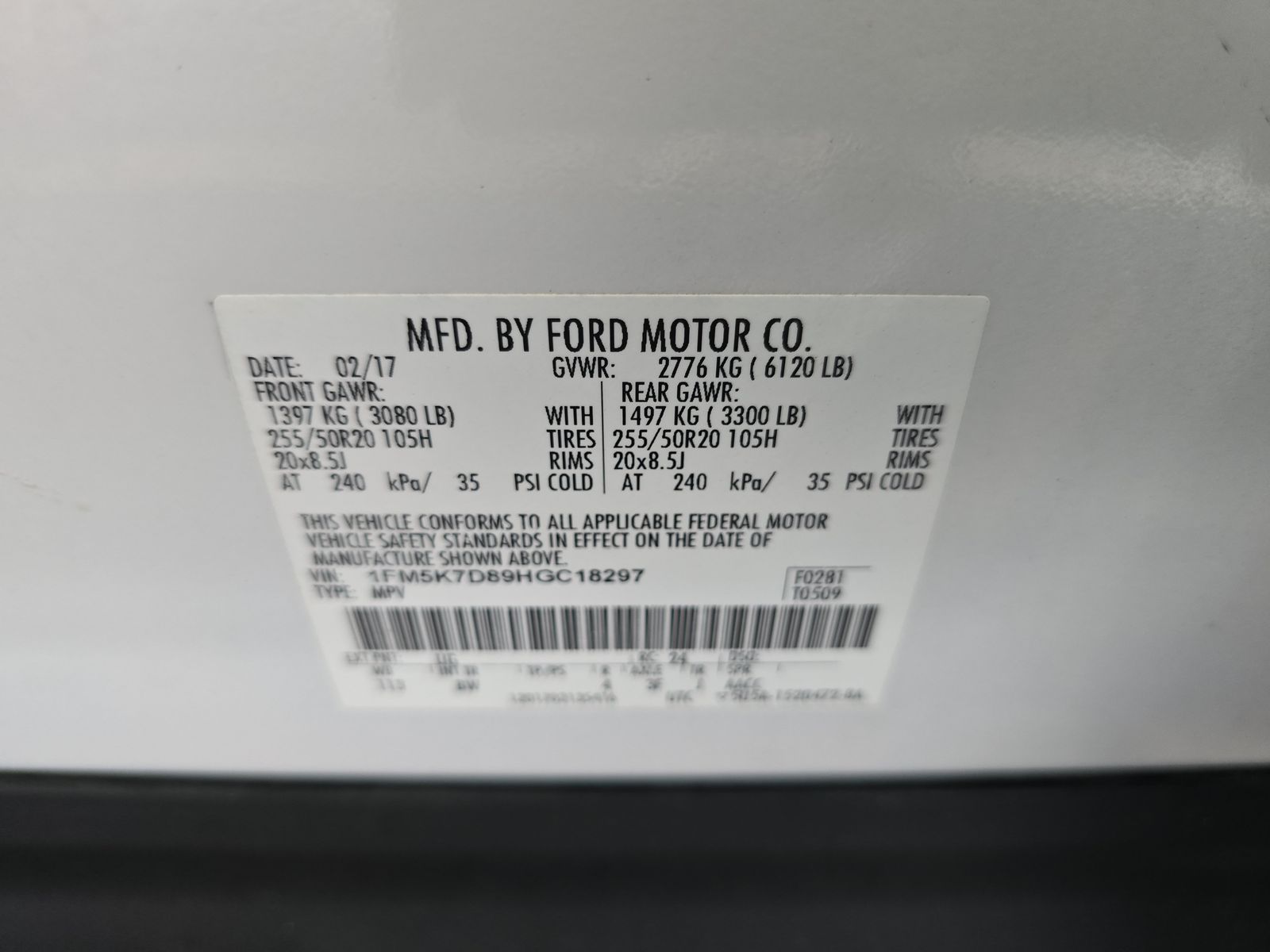 2017 Ford Explorer XLT FWD