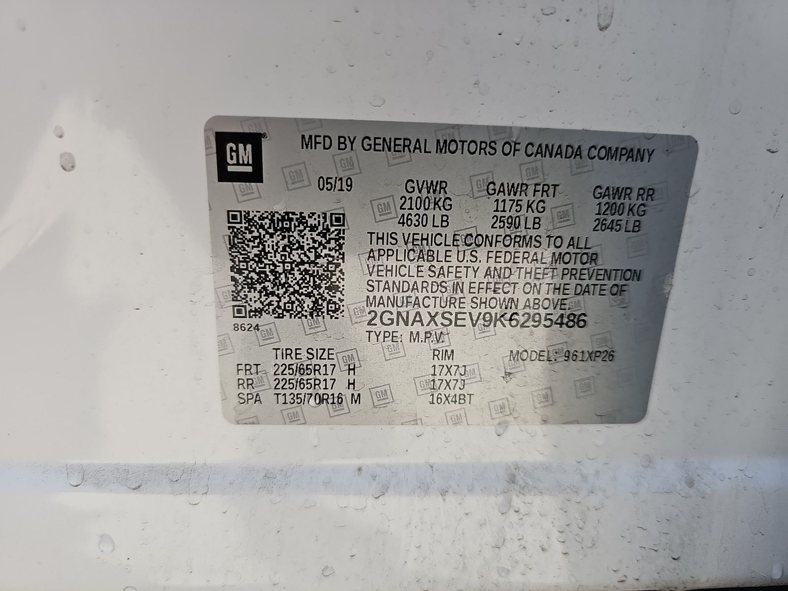 2019 Chevrolet Equinox LS AWD