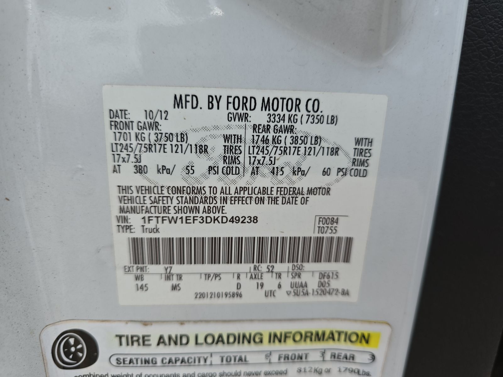 2013 Ford F-150 XLT AWD