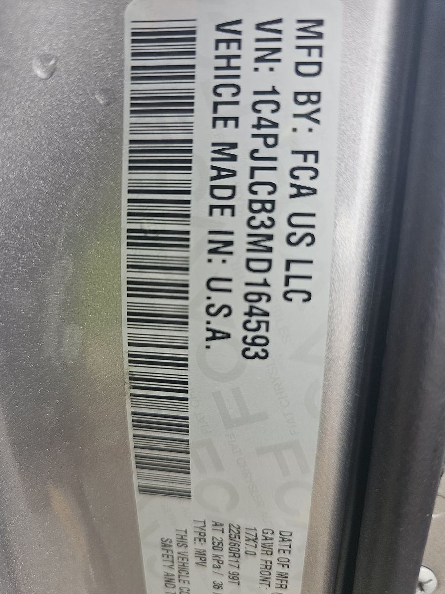 2021 Jeep Cherokee Latitude FWD