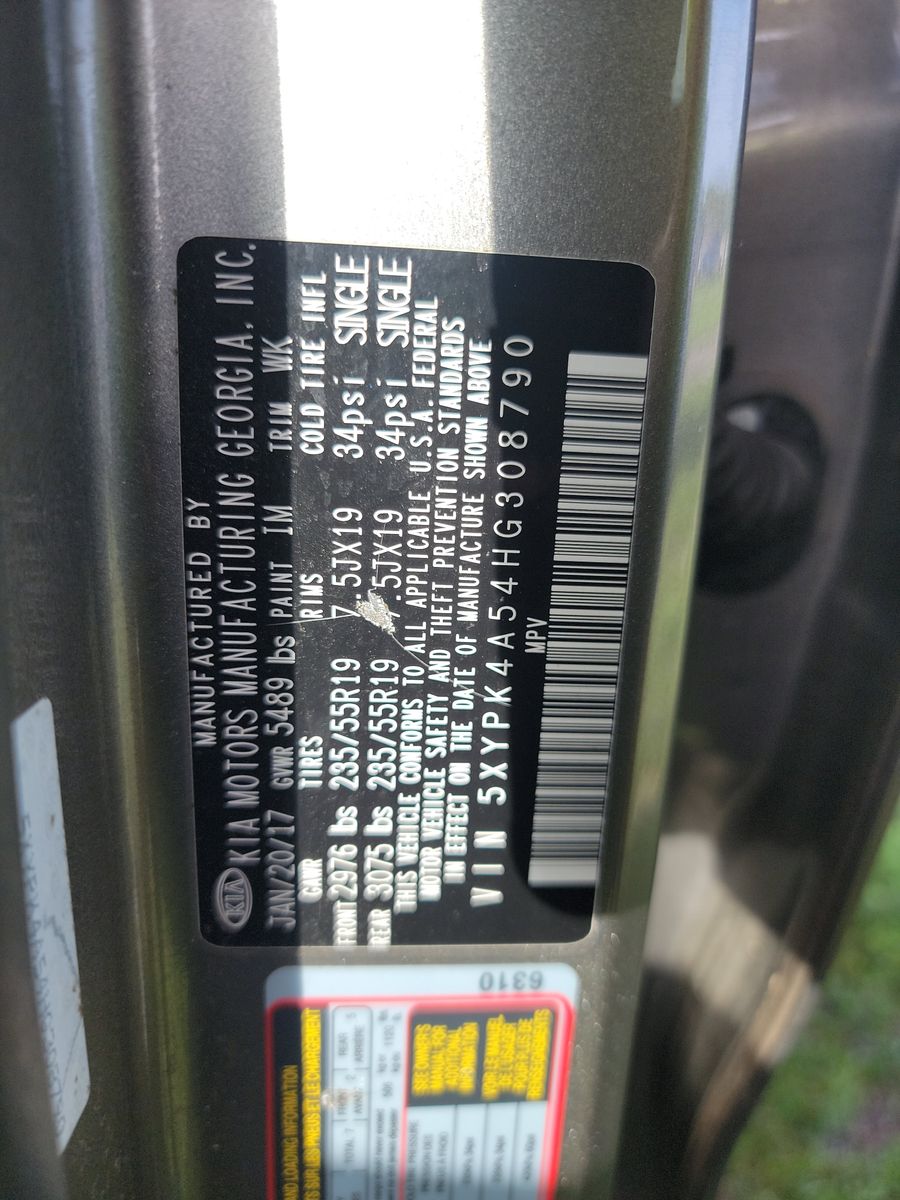 2017 Kia Sorento SX FWD