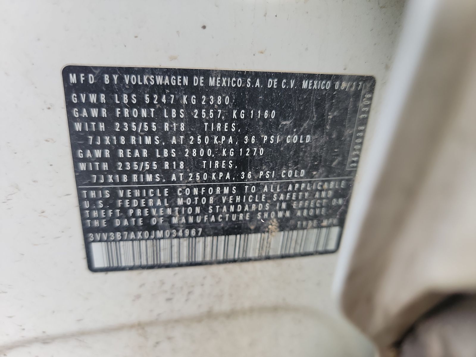 2018 Volkswagen Tiguan 2.0T SEL FWD