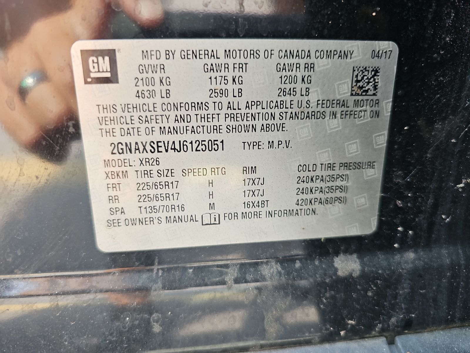 2018 Chevrolet Equinox LT AWD