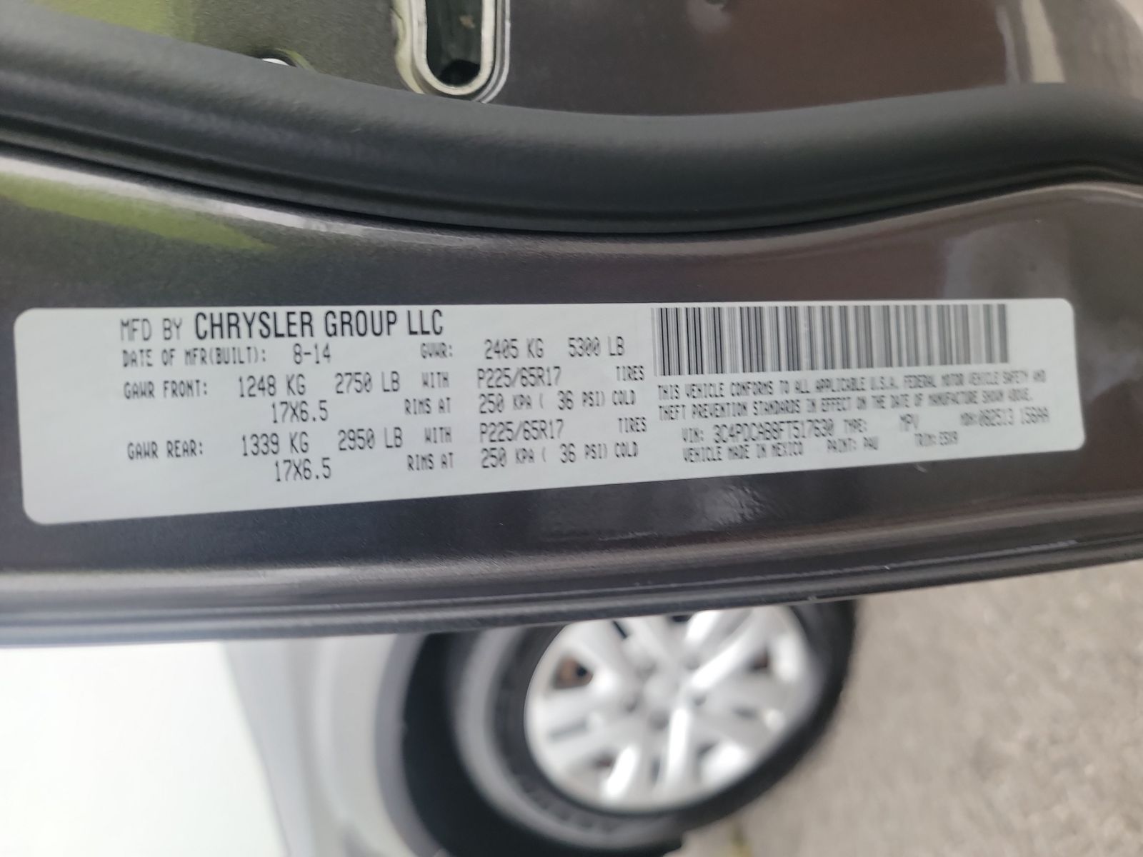 2015 Dodge Journey SE American Value Pkg FWD