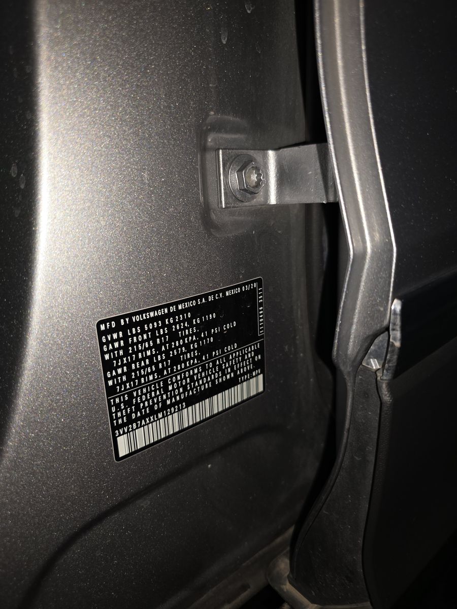 2020 Volkswagen Tiguan 2.0T SE AWD