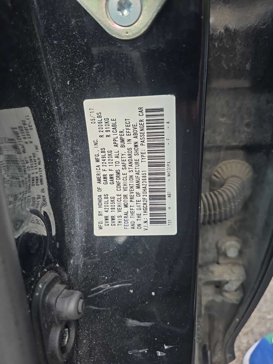 2017 Honda Accord LX FWD
