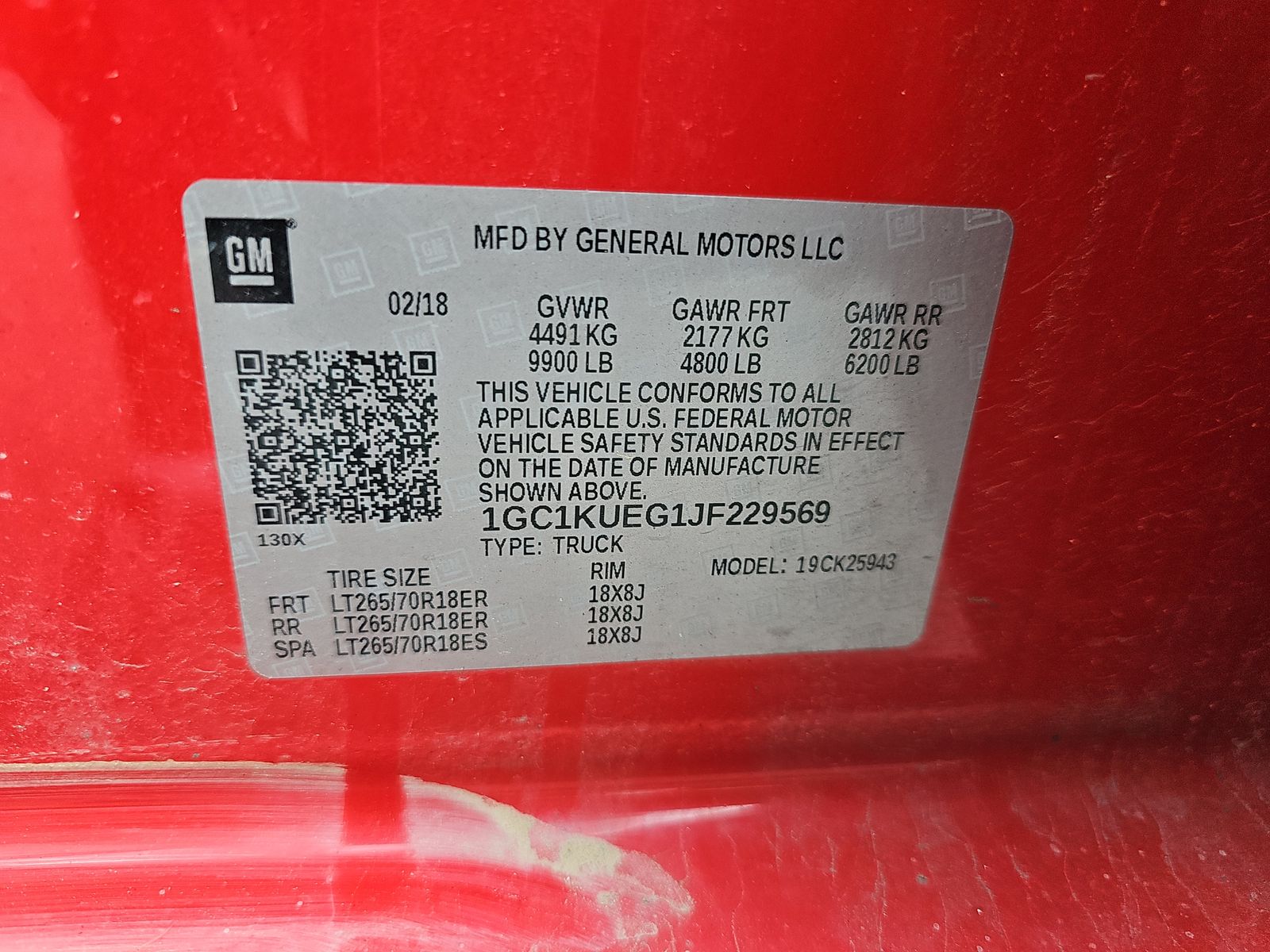 2018 Chevrolet Silverado 2500HD Work Truck AWD