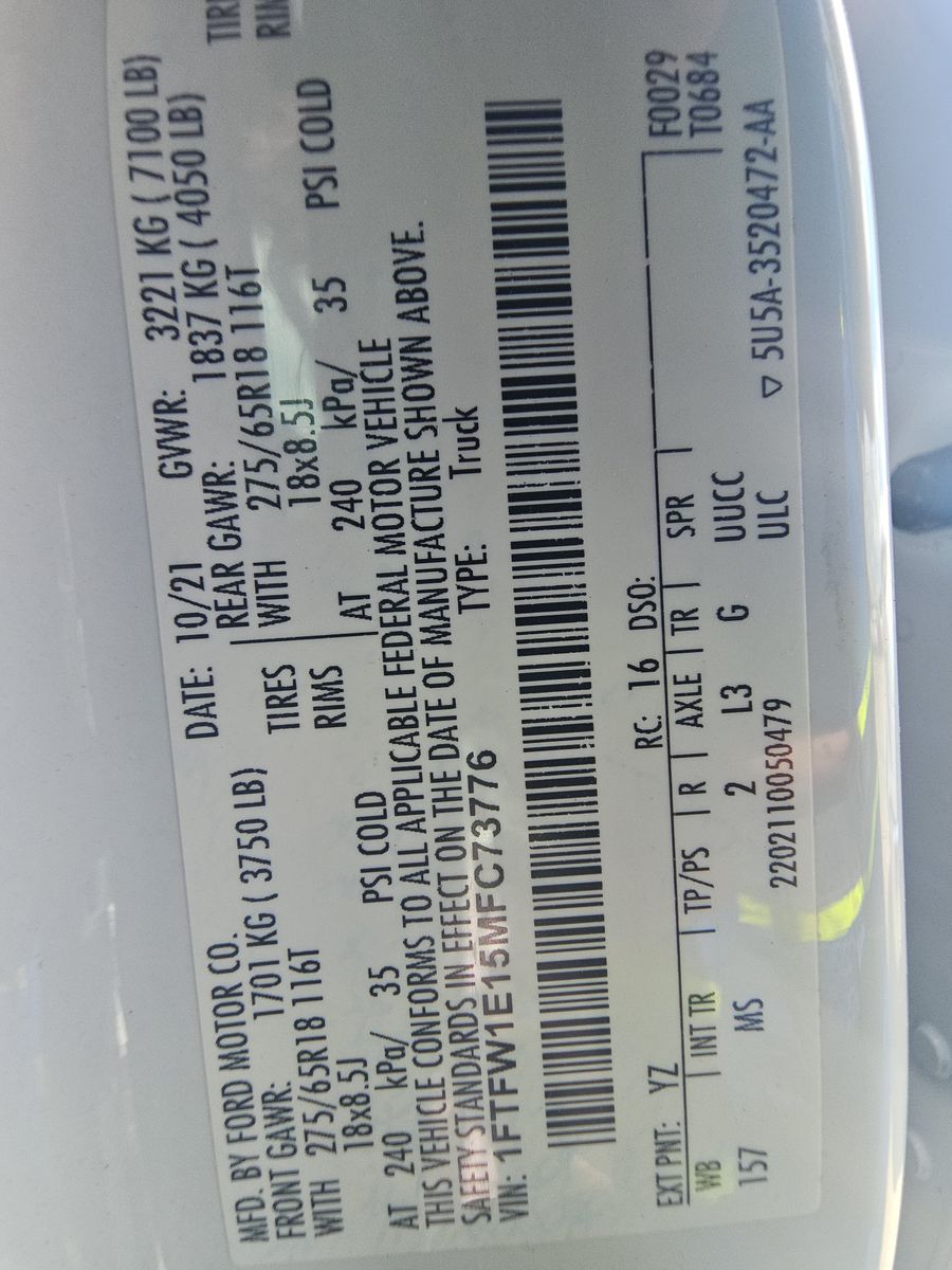 2021 Ford F-150 XLT AWD