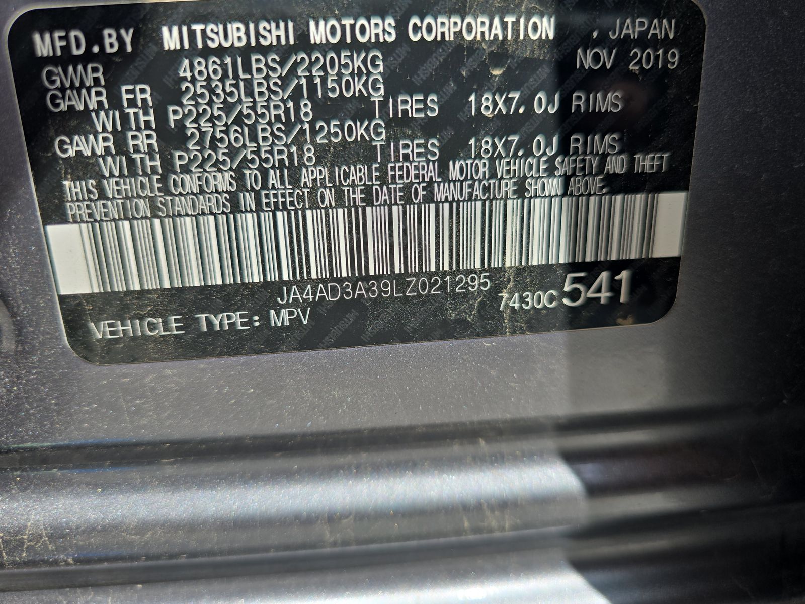 2020 Mitsubishi Outlander SEL FWD