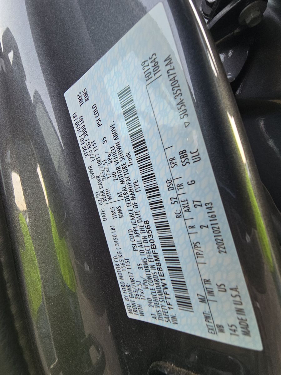 2021 Ford F-150 XLT AWD