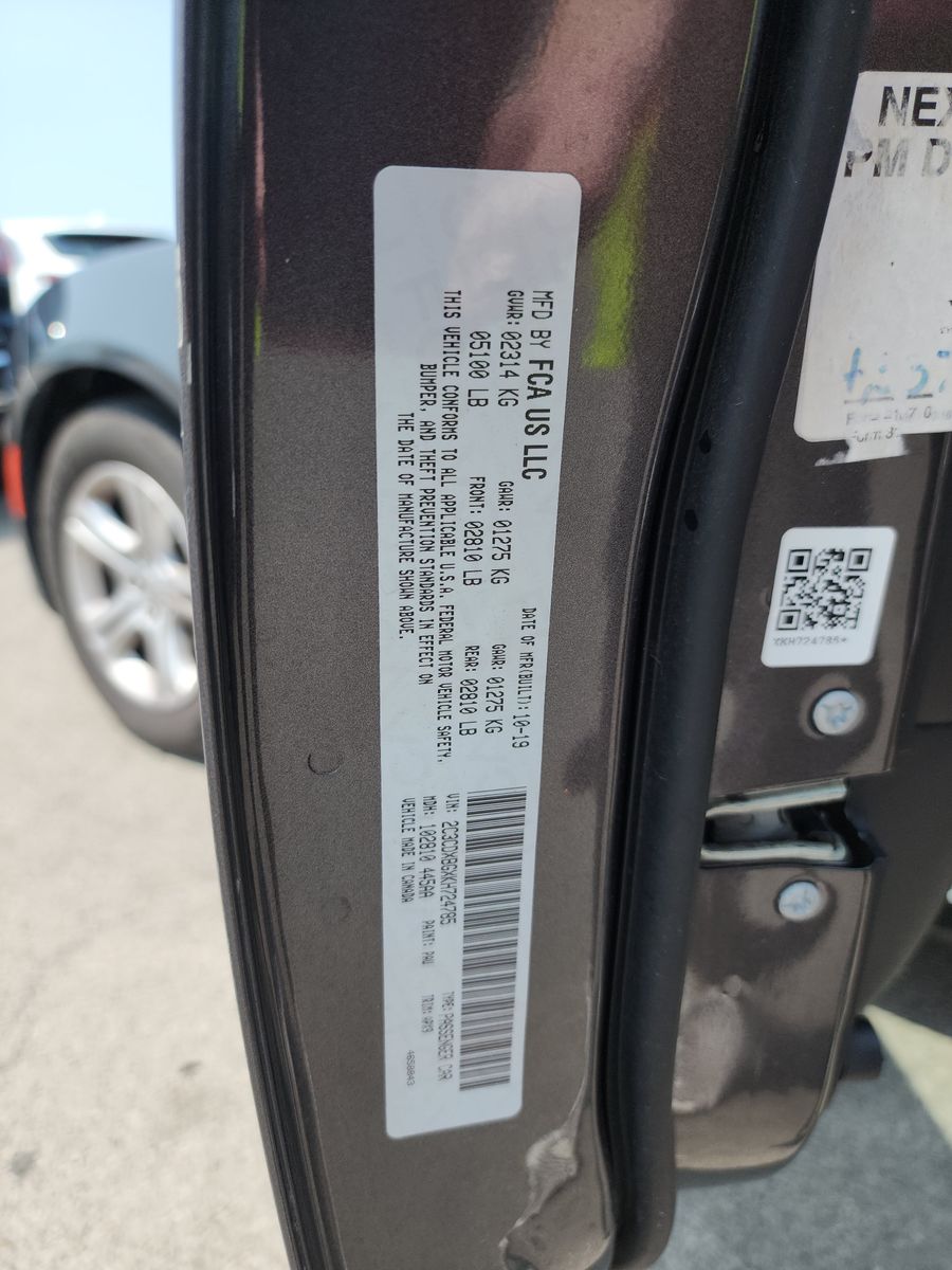 2019 Dodge Charger SXT RWD