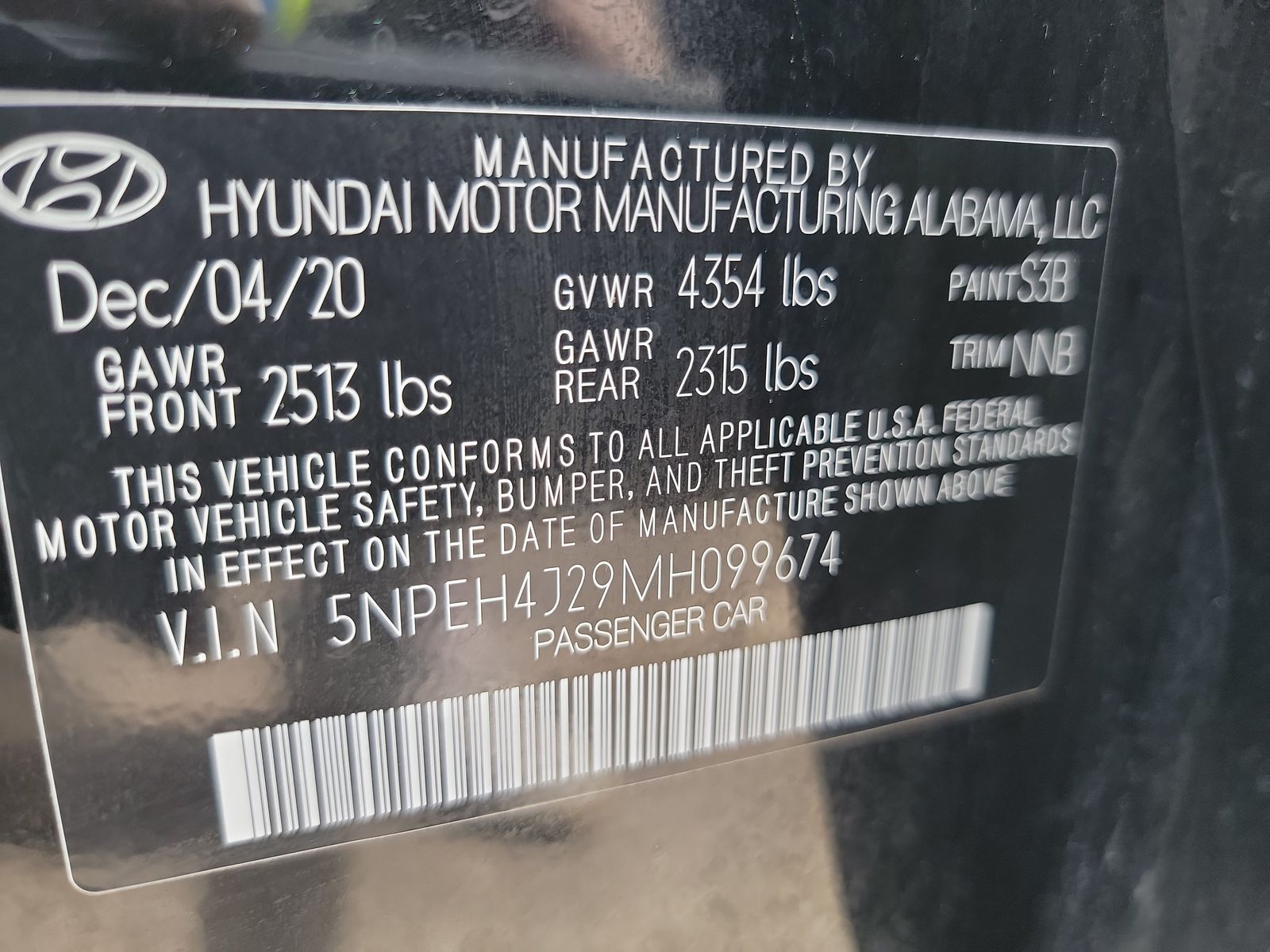 2021 Hyundai Sonata Limited FWD