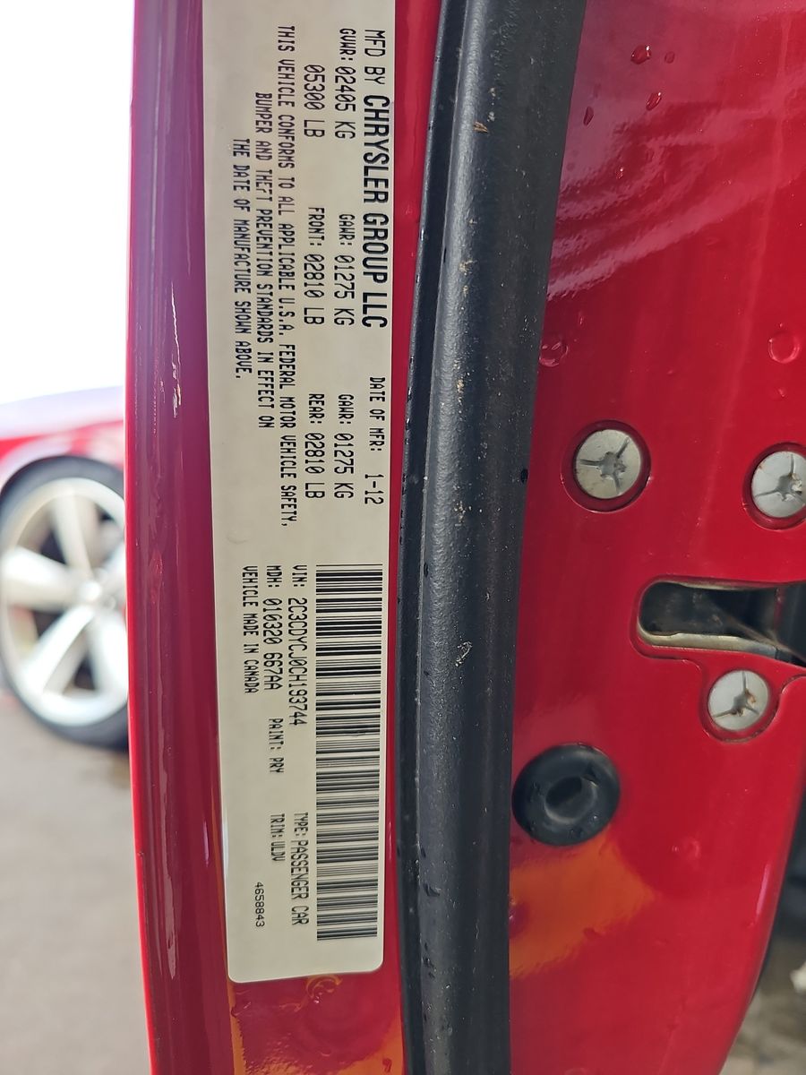 2012 Dodge Challenger SRT8 392 FWD