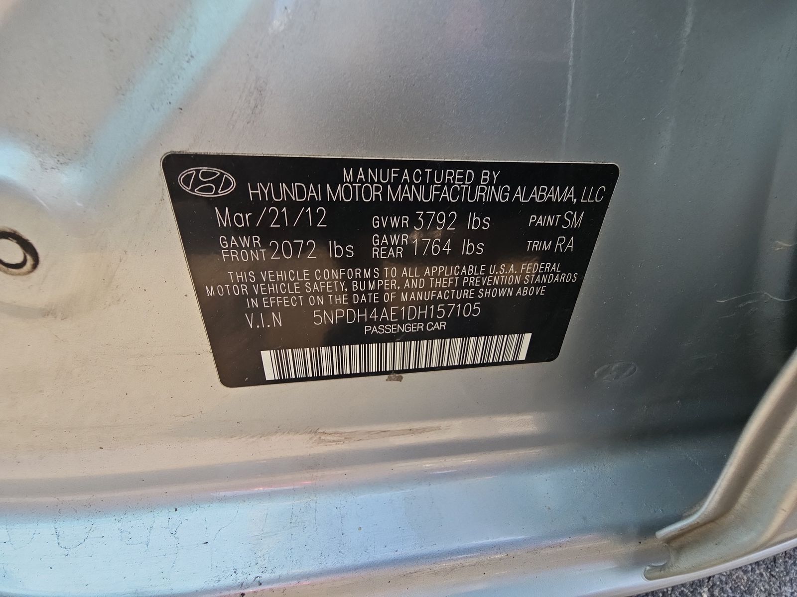 2013 Hyundai Elantra Limited FWD