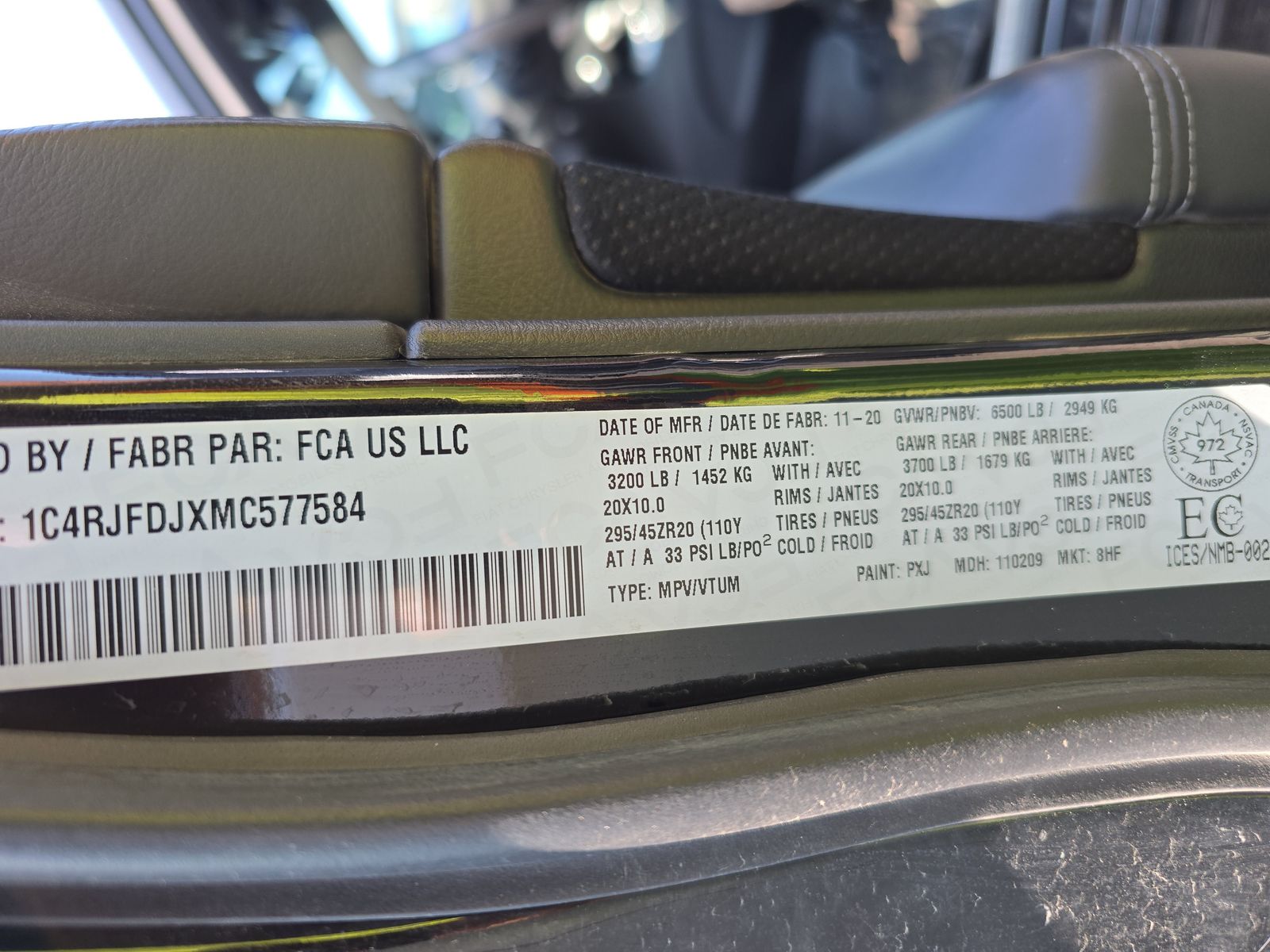 2021 Jeep Grand Cherokee SRT AWD