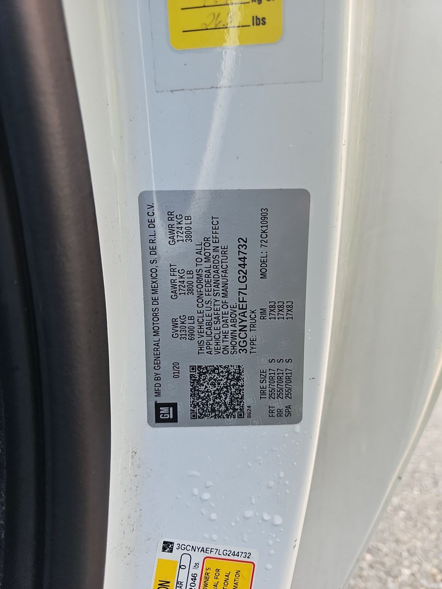 2020 Chevrolet Silverado 1500 Work Truck AWD