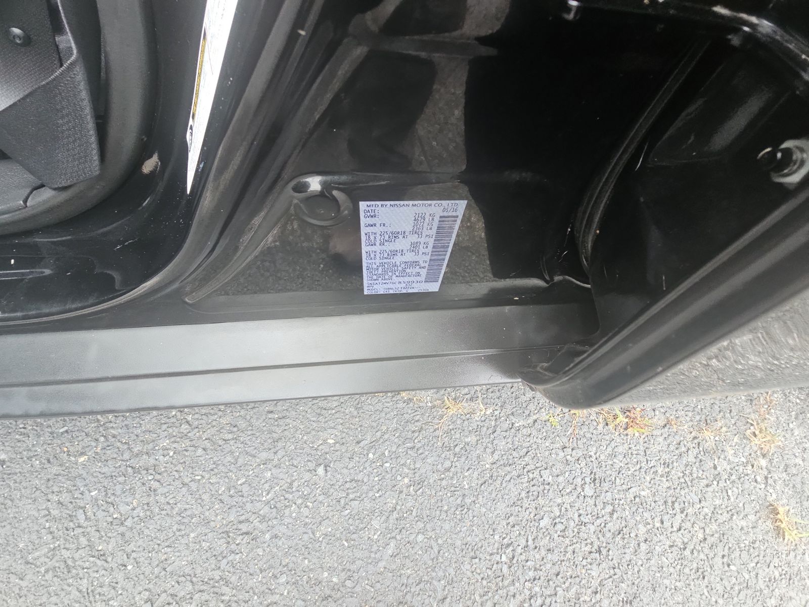 2016 Nissan Rogue SL AWD