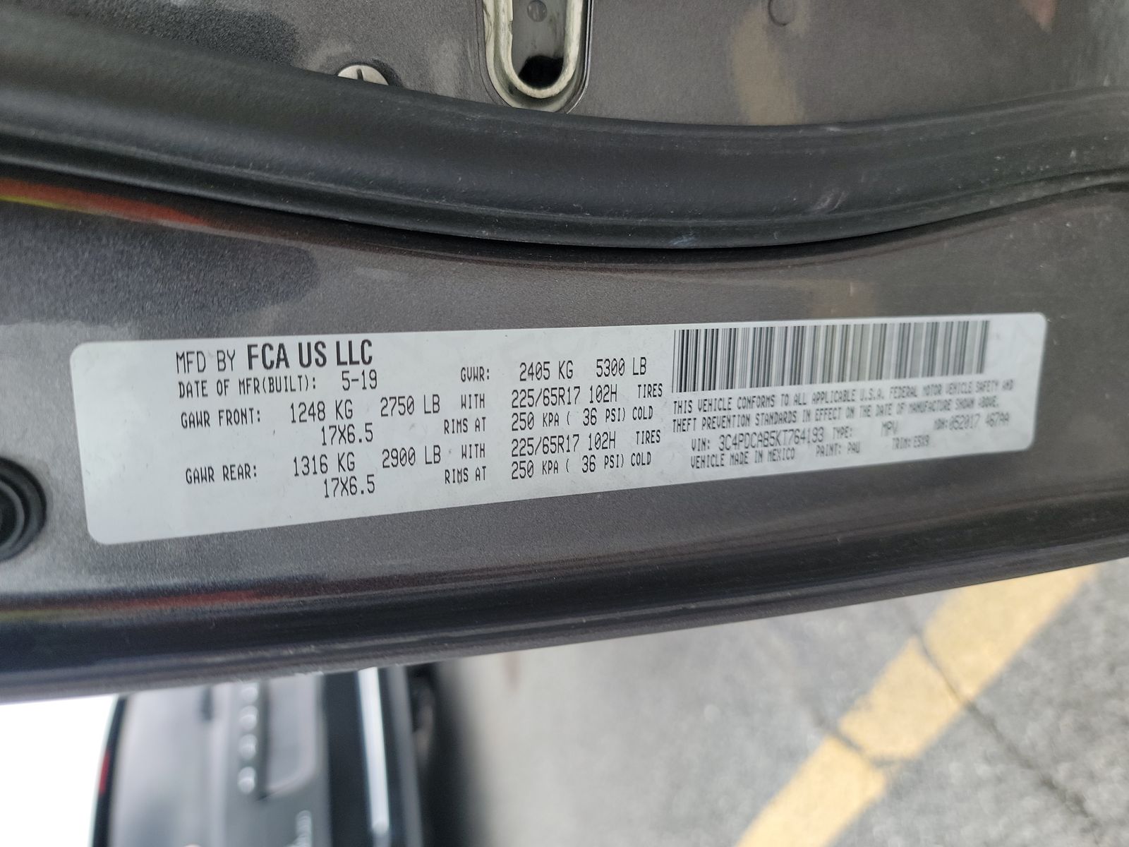 2019 Dodge Journey SE Value FWD