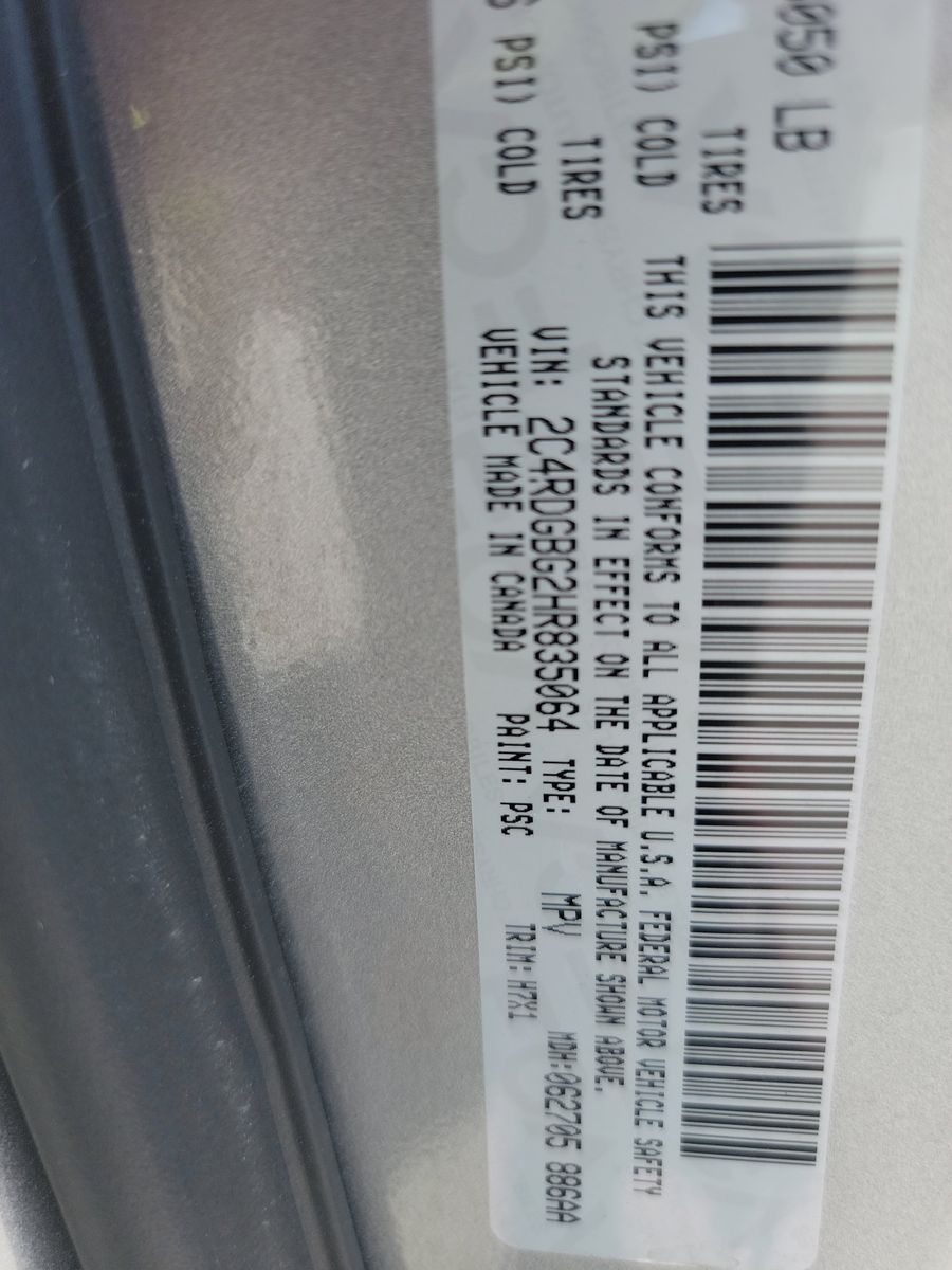 2017 Dodge Grand Caravan SE FWD