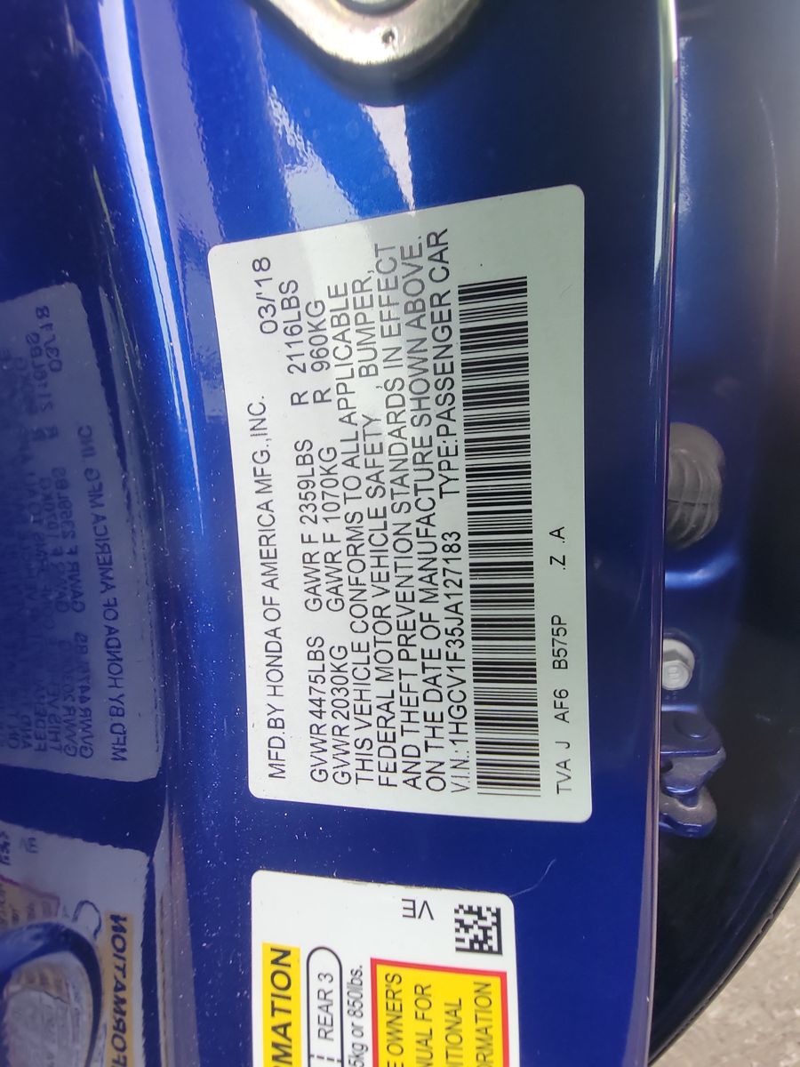 2018 Honda Accord Sport FWD