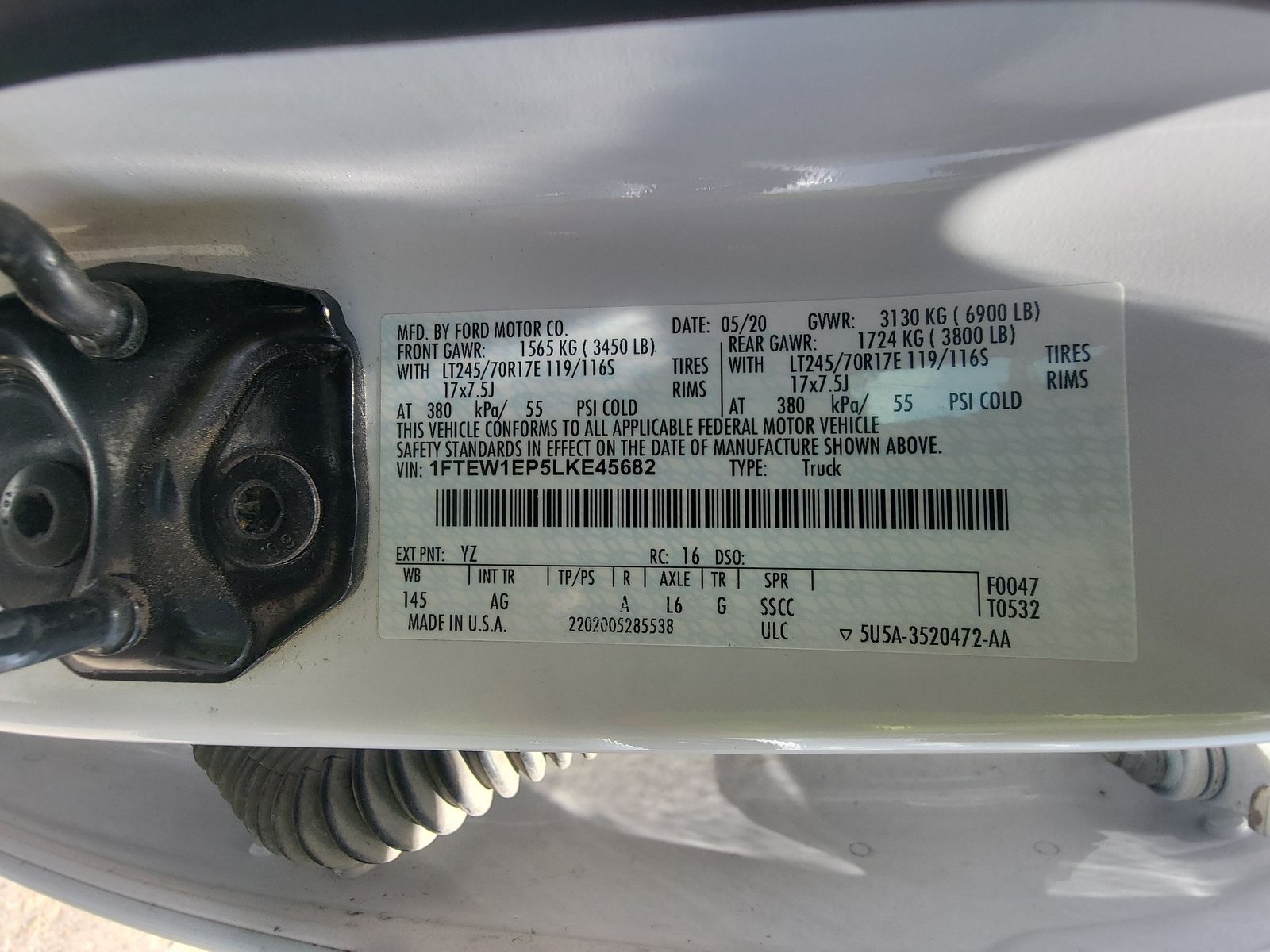 2020 Ford F-150 XL AWD