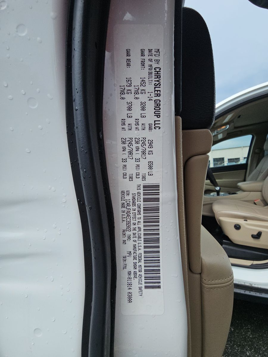 2014 Jeep Grand Cherokee Laredo AWD