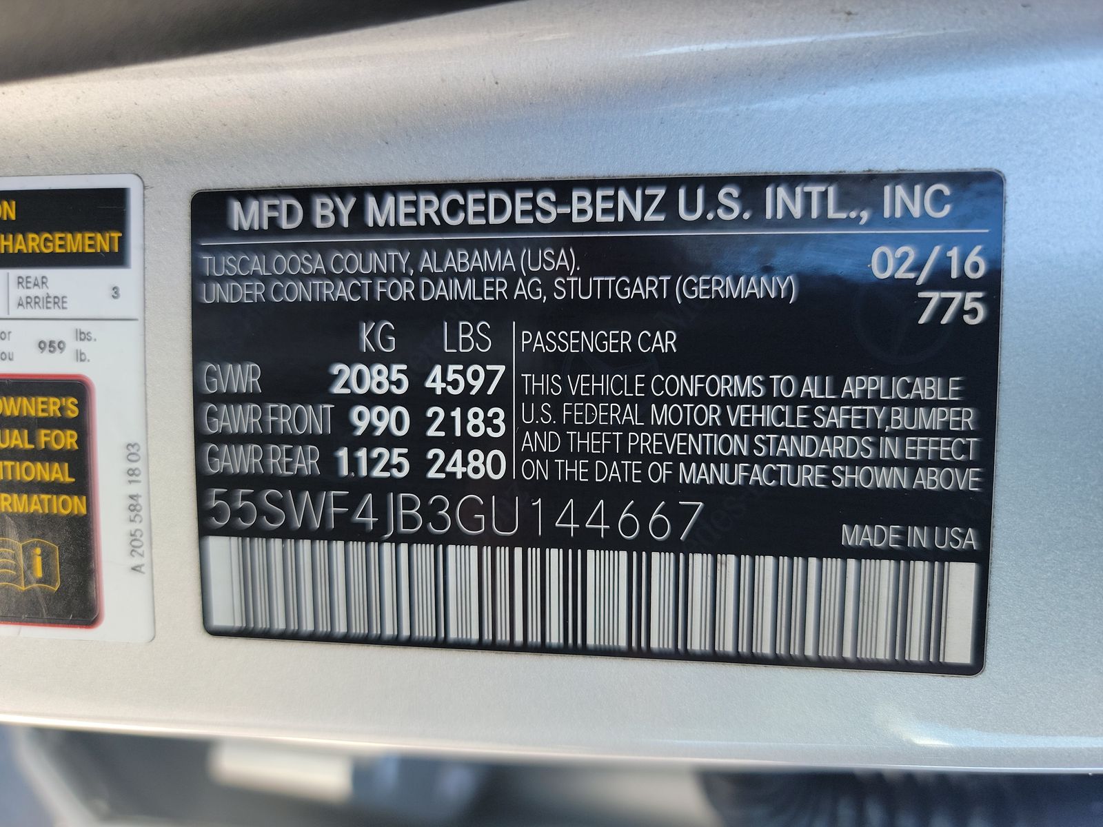 2016 Mercedes-Benz C-Class C 300 RWD