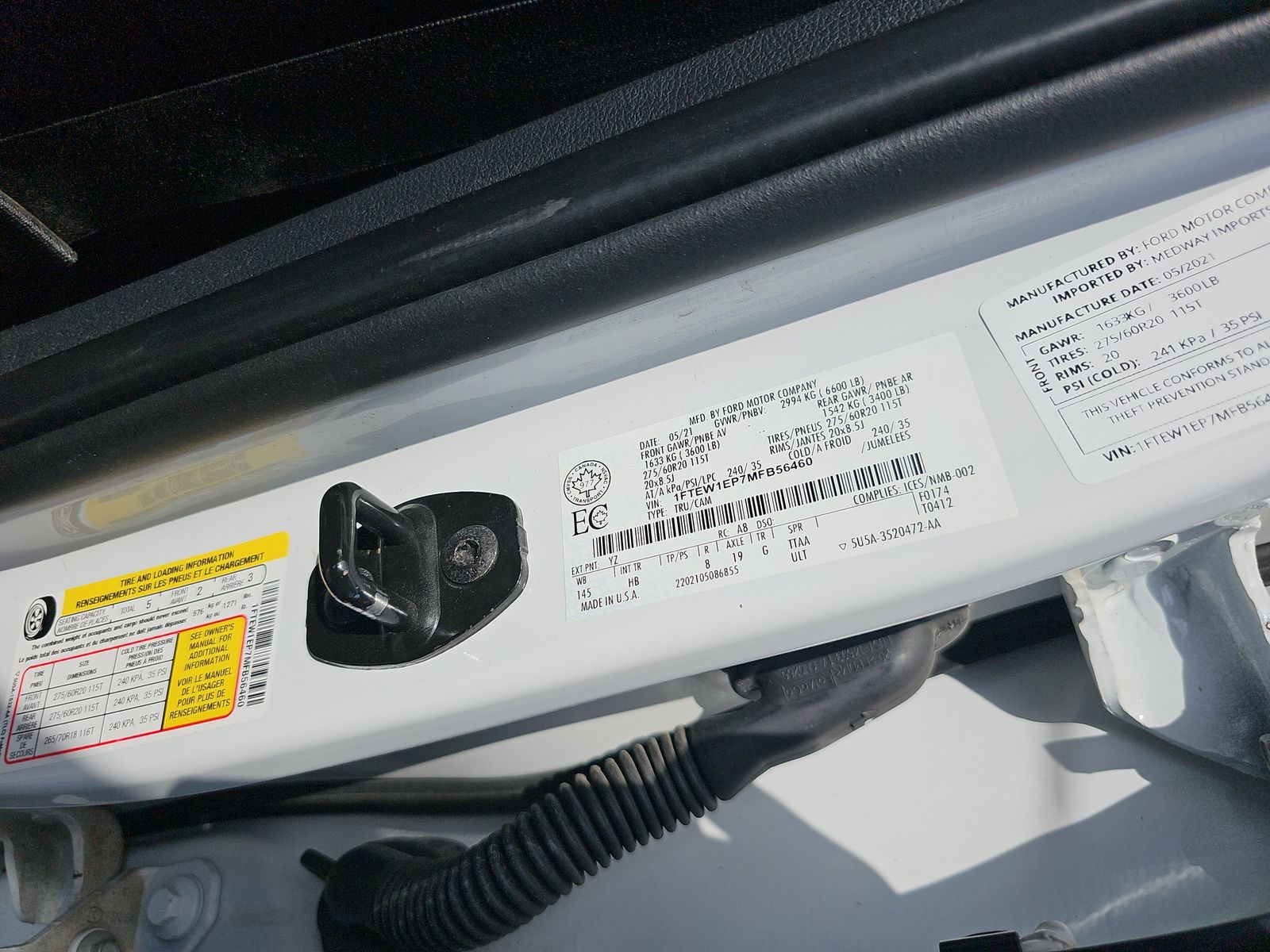 2021 Ford F-150 LARIAT AWD