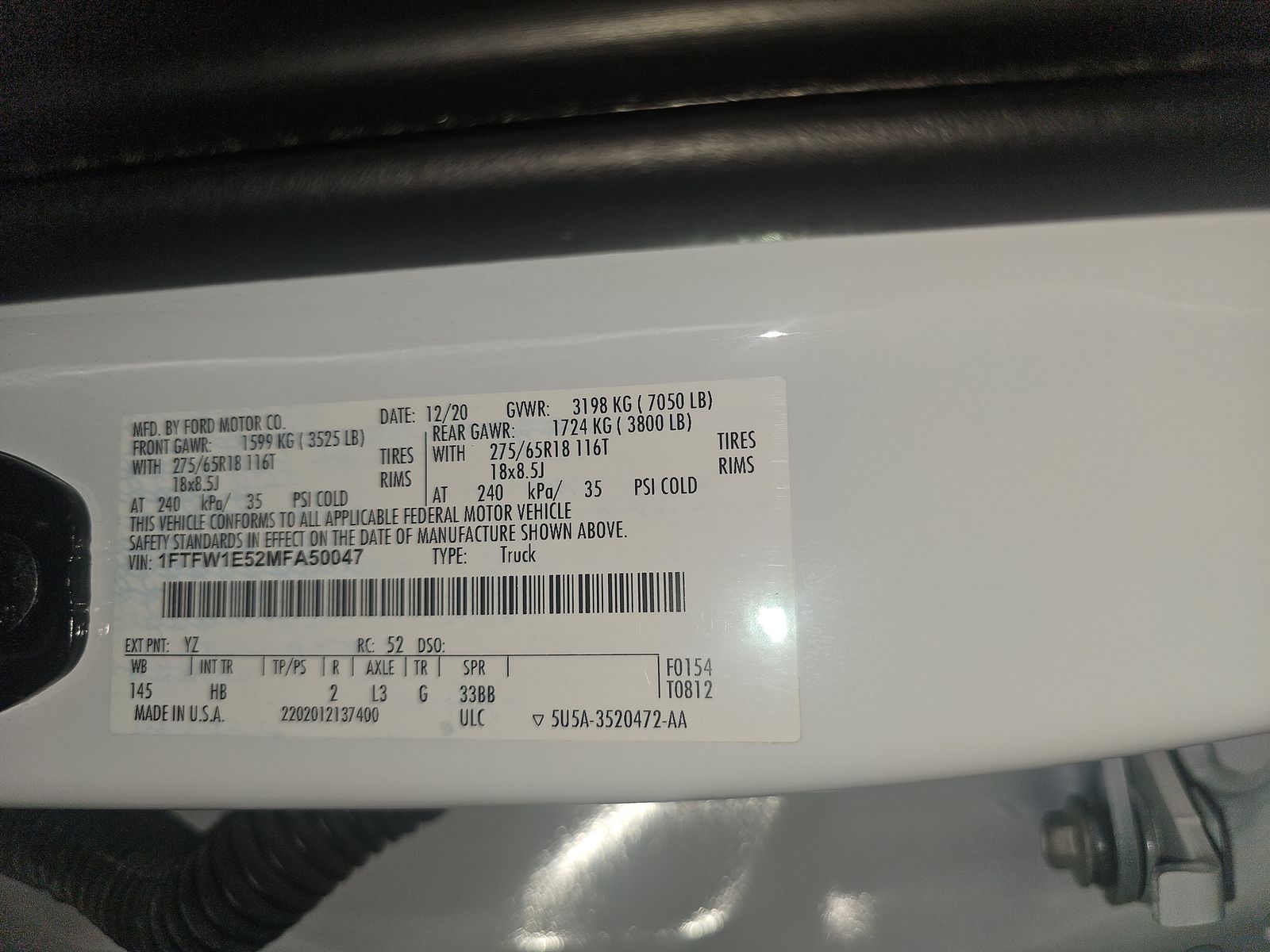 2021 Ford F-150 Lariat AWD