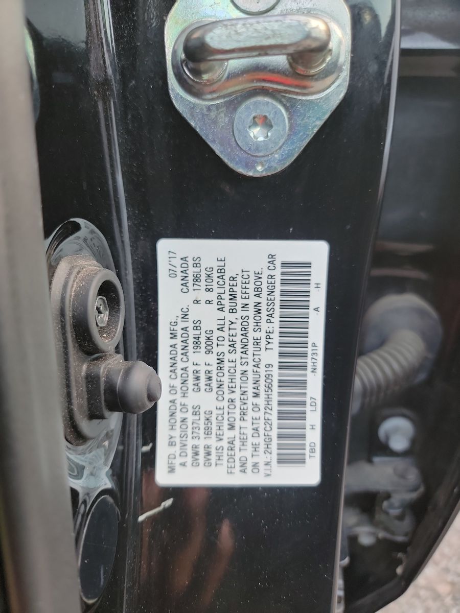 2017 Honda Civic EX FWD