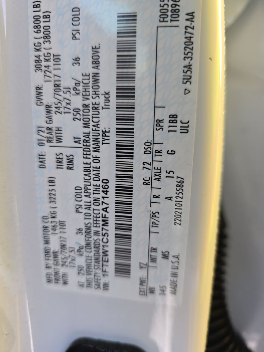 2021 Ford F-150 XLT RWD