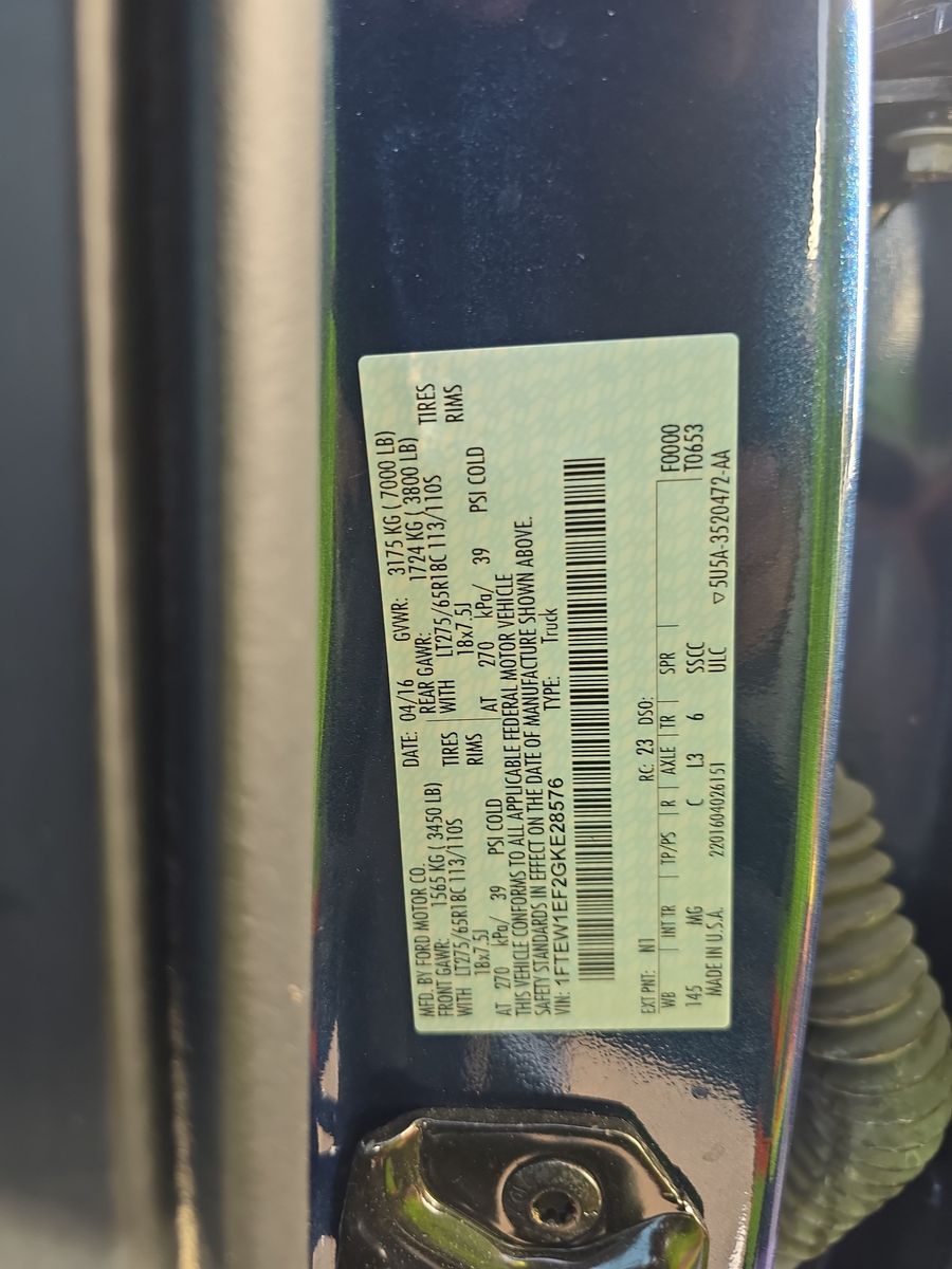 2016 Ford F-150 XLT AWD