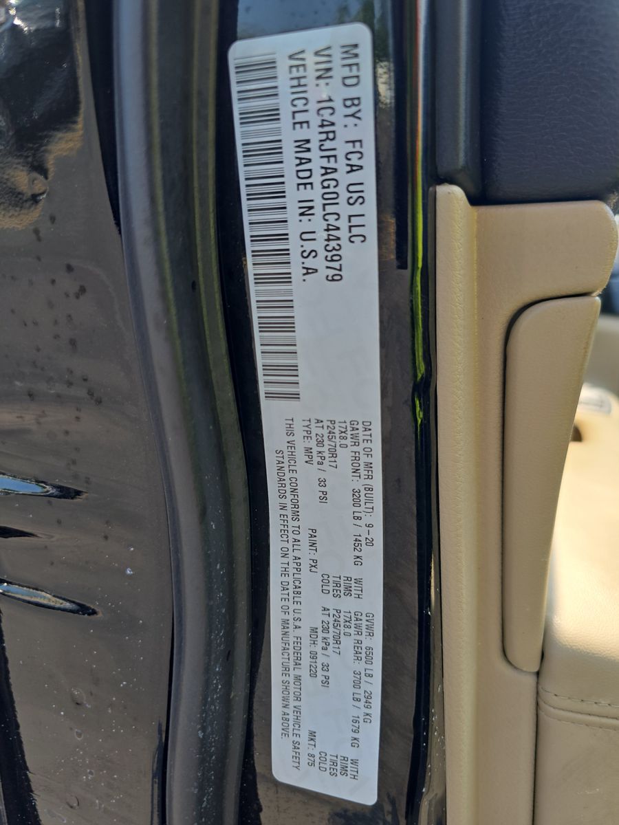 2020 Jeep Grand Cherokee Laredo E Edition AWD