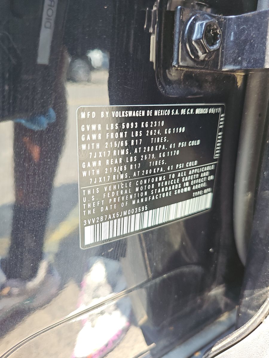 2018 Volkswagen Tiguan 2.0T SE AWD