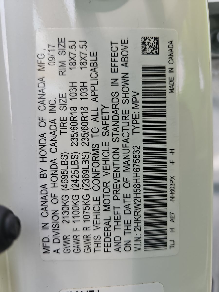 2017 Honda CR-V EX AWD