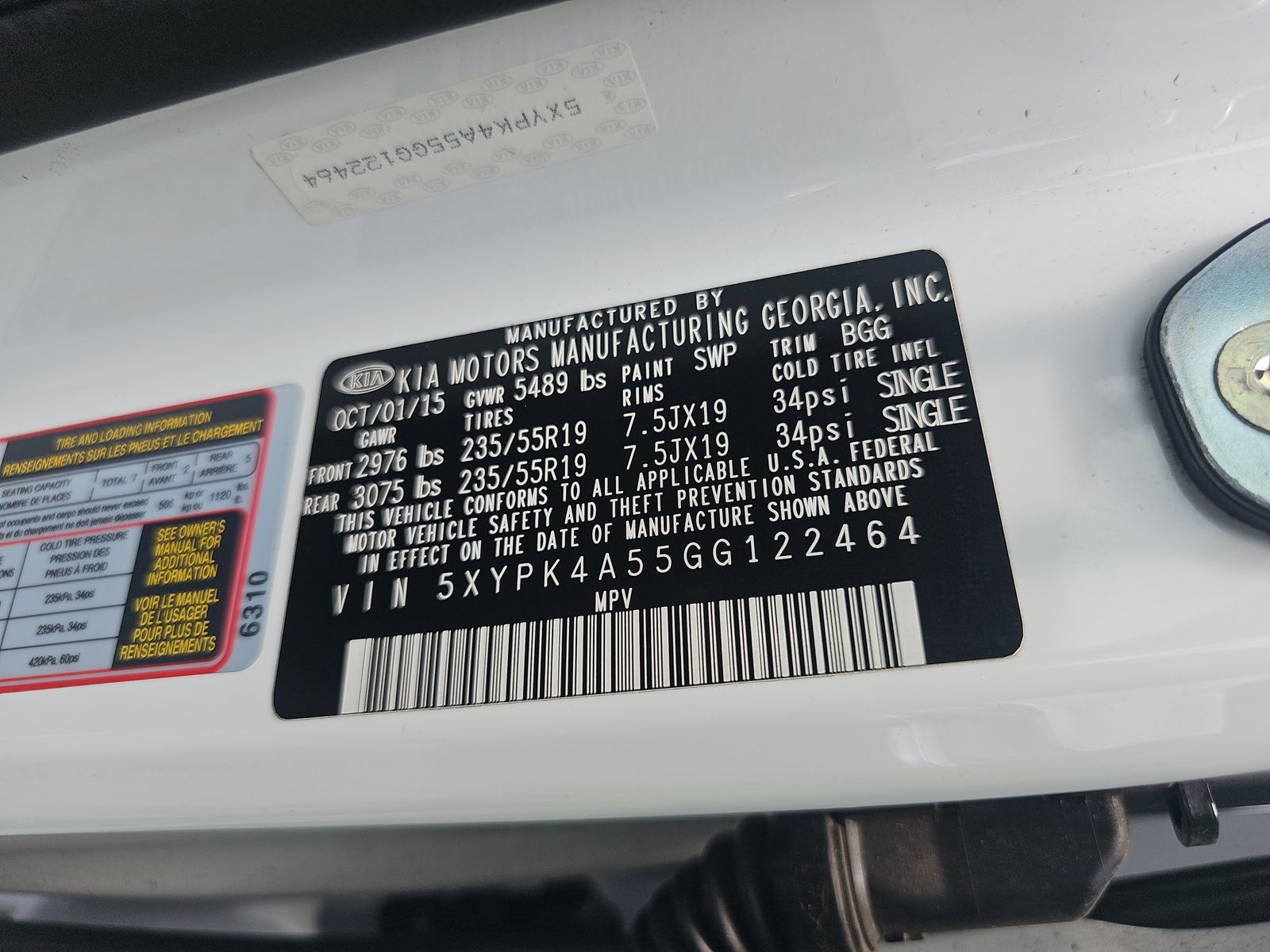 2016 Kia Sorento SX FWD