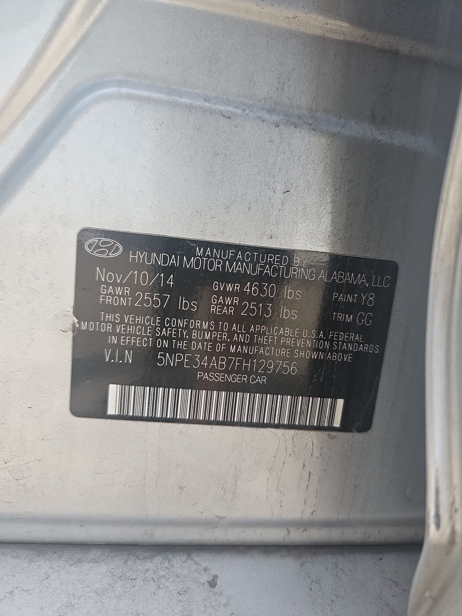 2015 Hyundai Sonata Limited 2.0T FWD