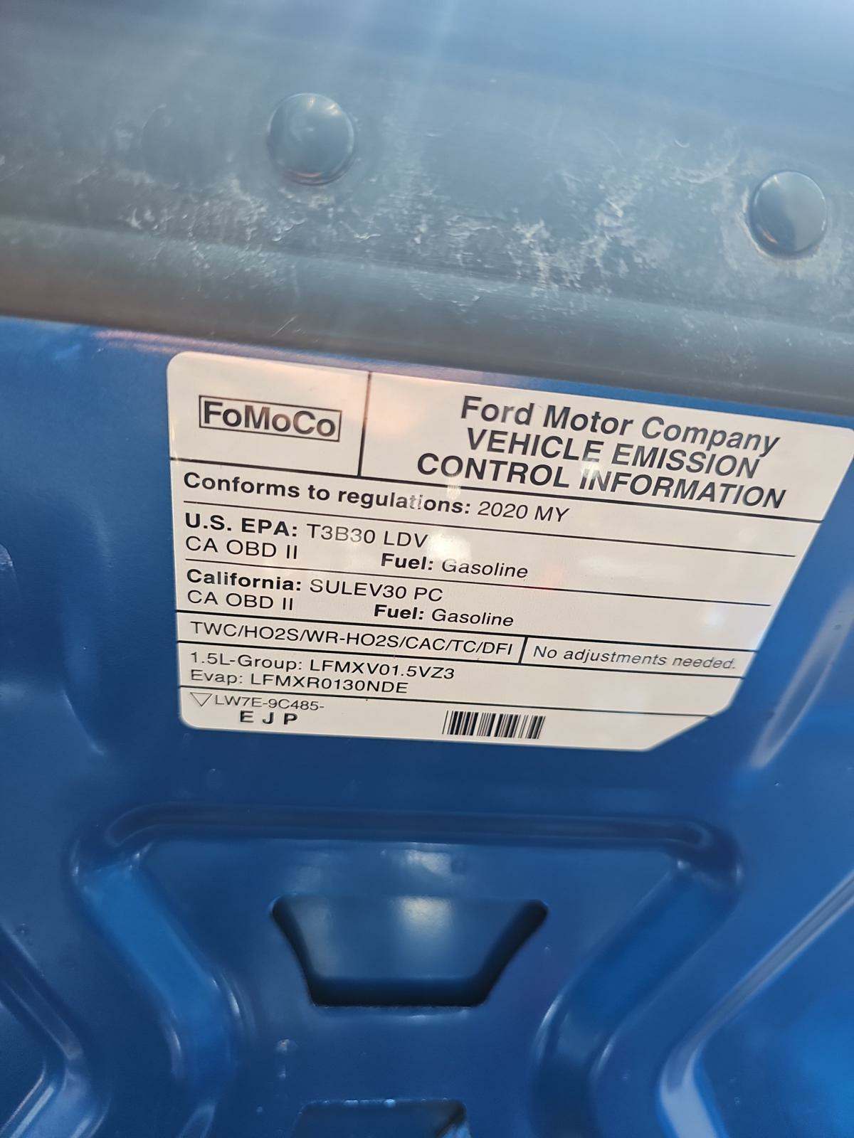 2020 Ford Fusion SE FWD