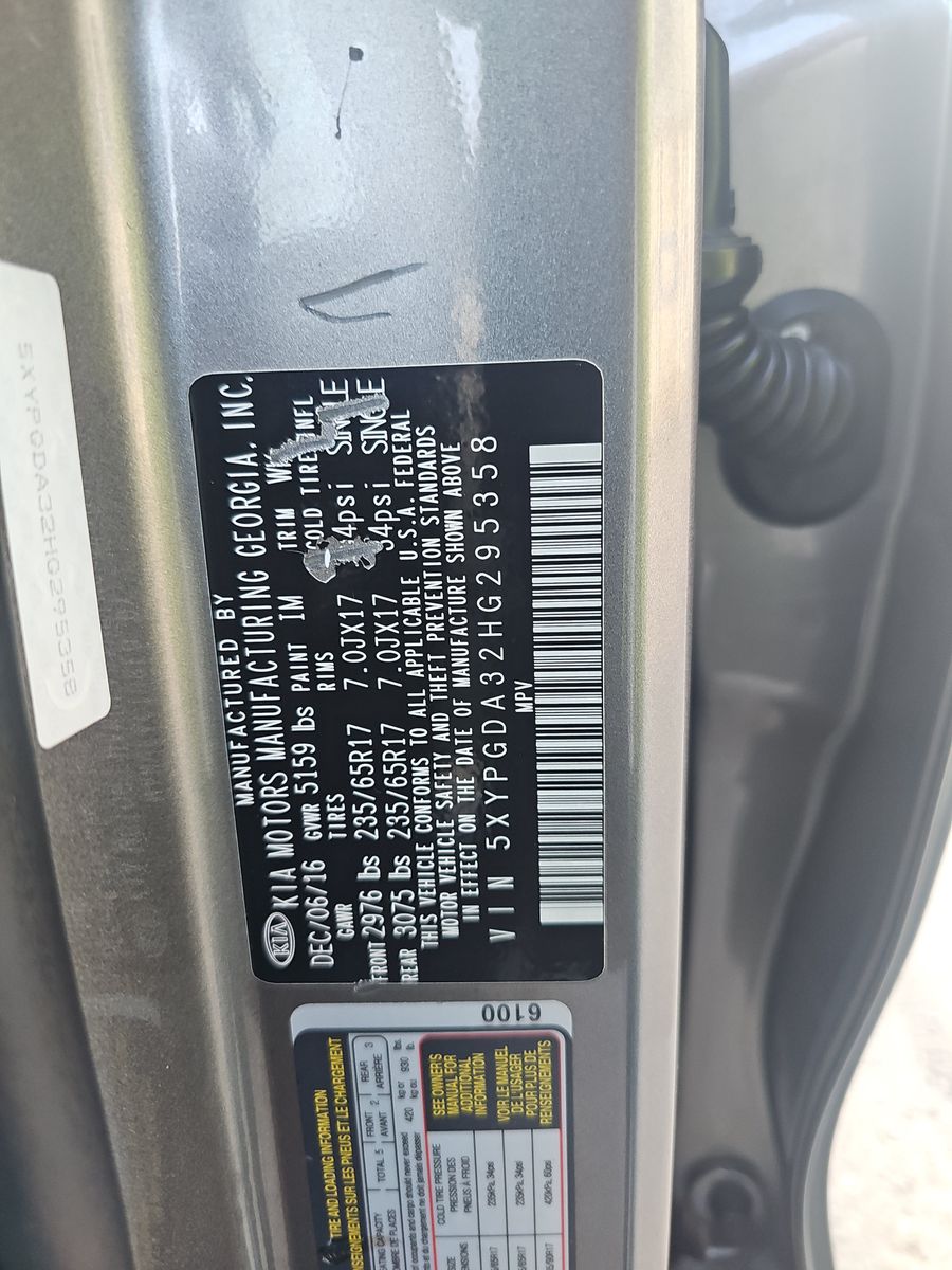 2017 Kia Sorento LX AWD