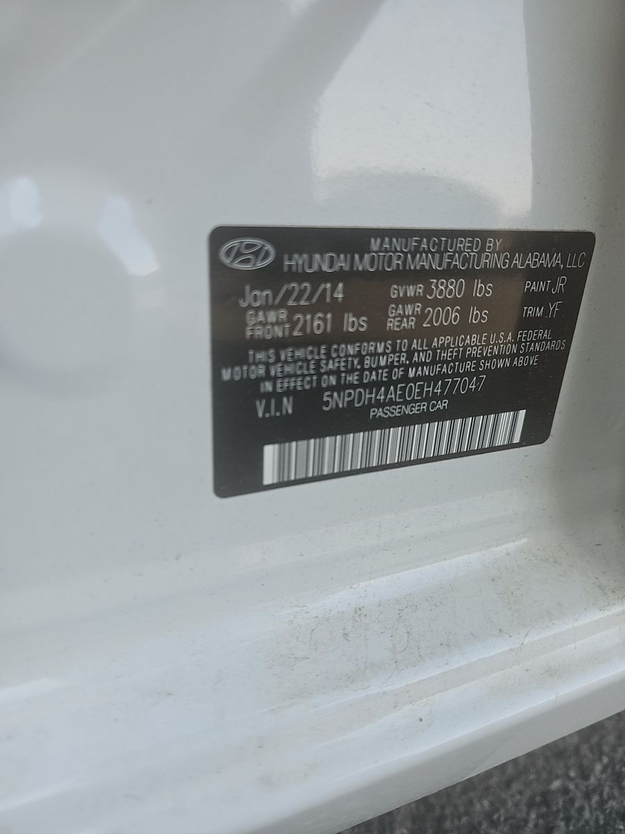 2014 Hyundai Elantra SE FWD