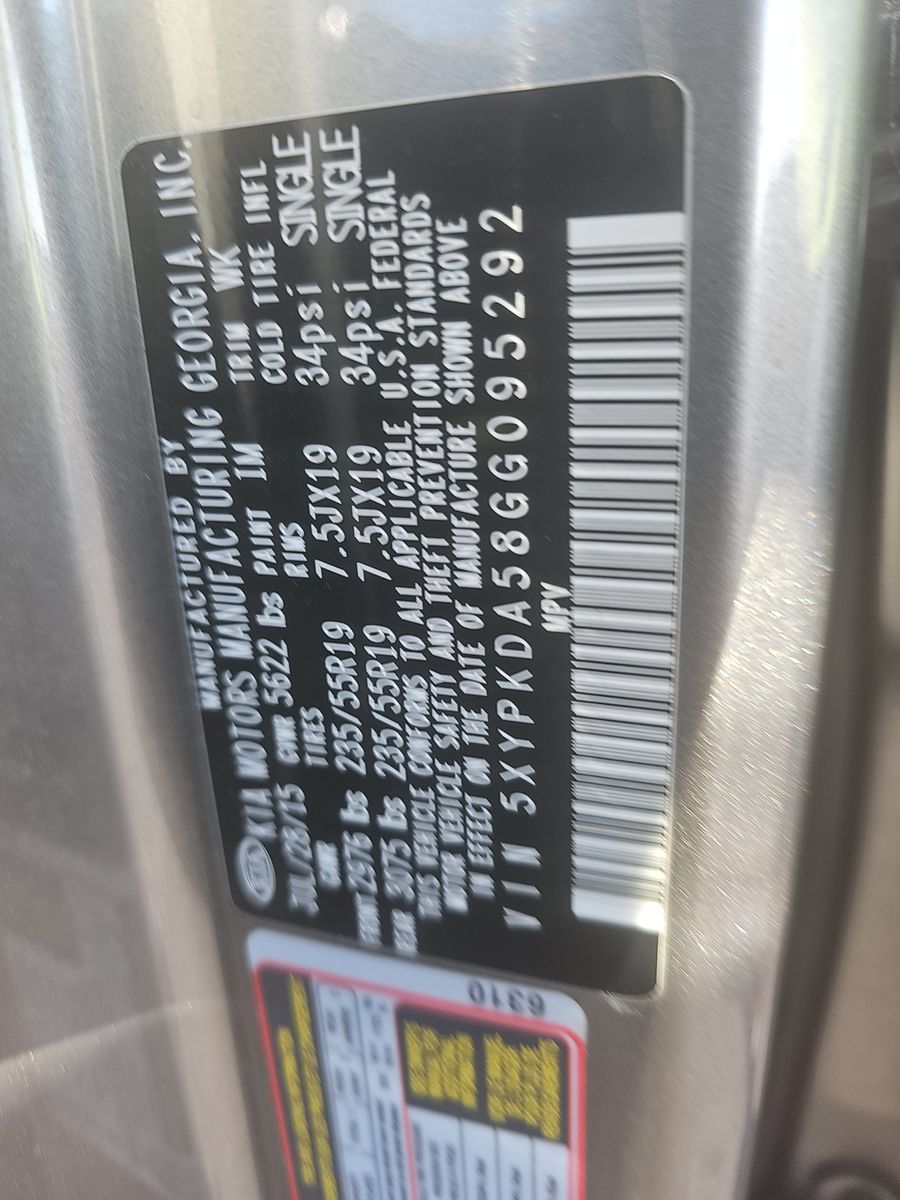 2016 Kia Sorento SX Limited AWD