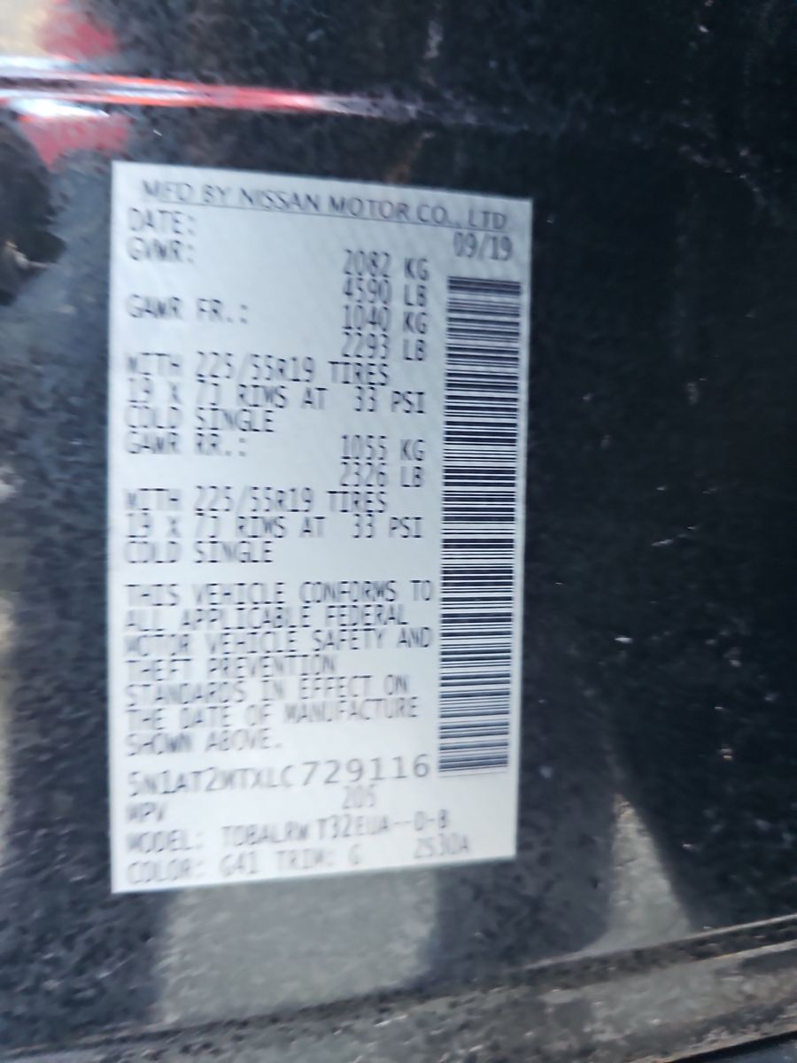 2020 Nissan Rogue SL FWD