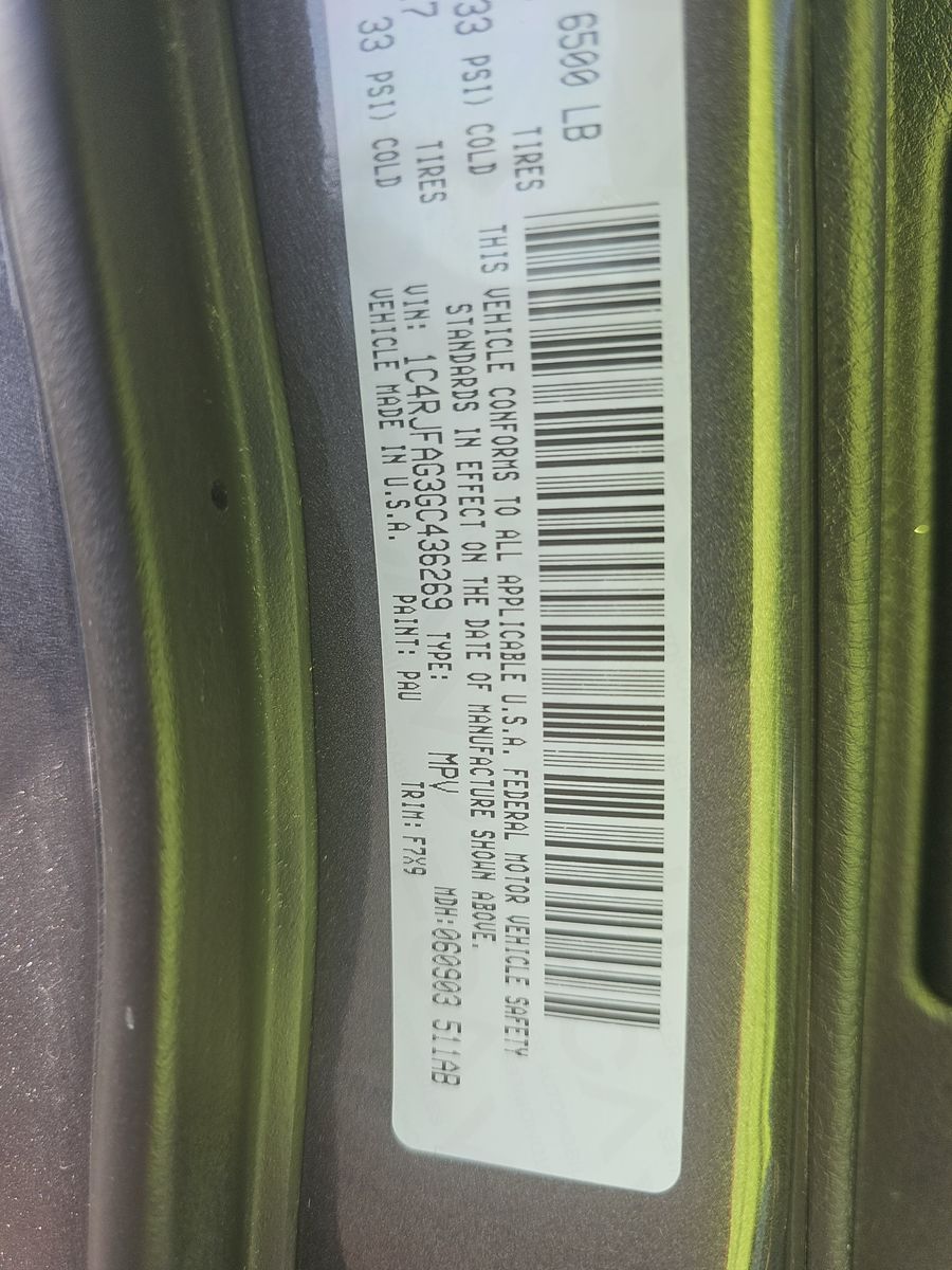 2016 Jeep Grand Cherokee Laredo AWD